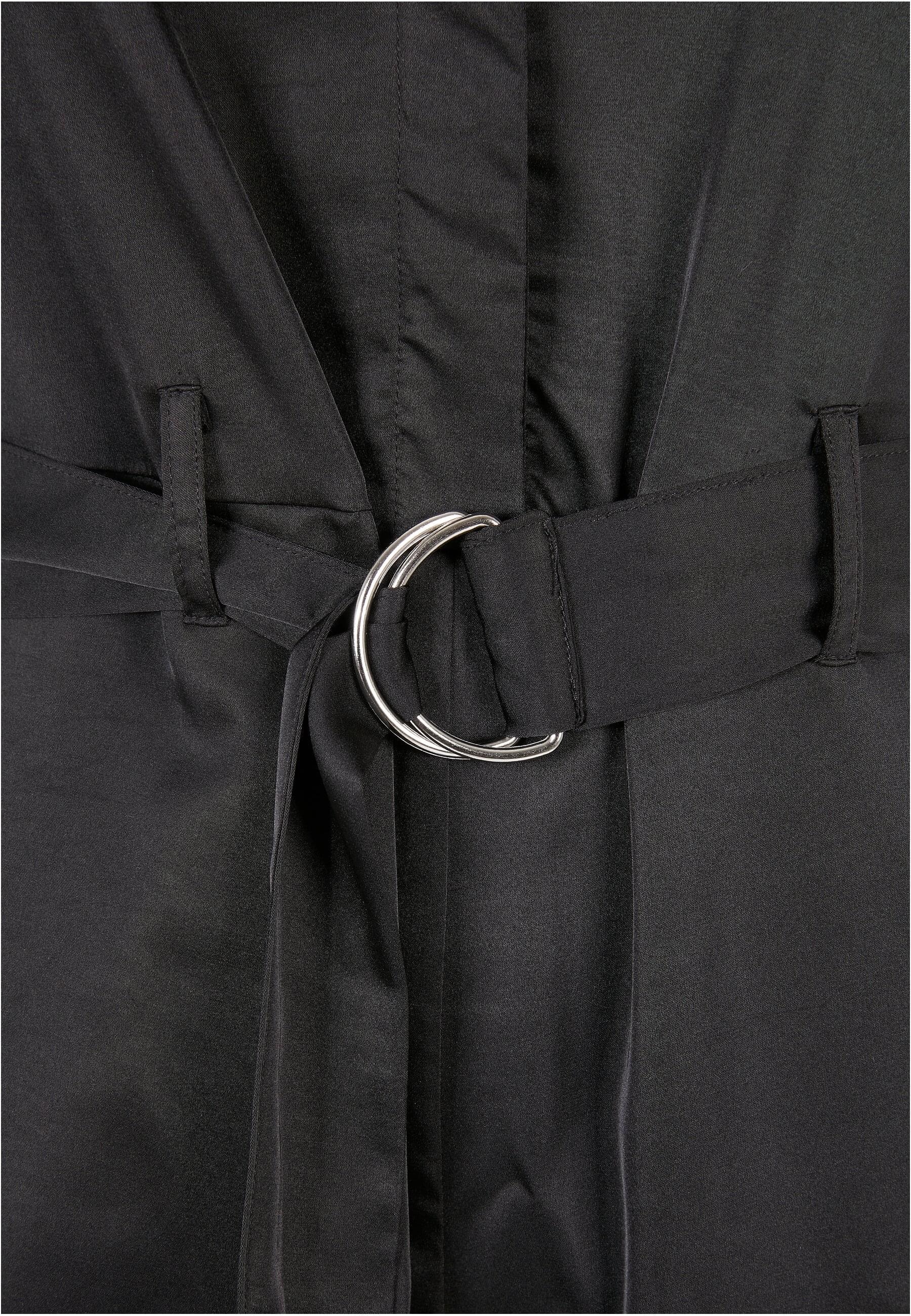 URBAN CLASSICS Jumpsuit »Urban Classics Damen Ladies Satin Wide Leg Belt Jumpsuit«, (1 tlg.)