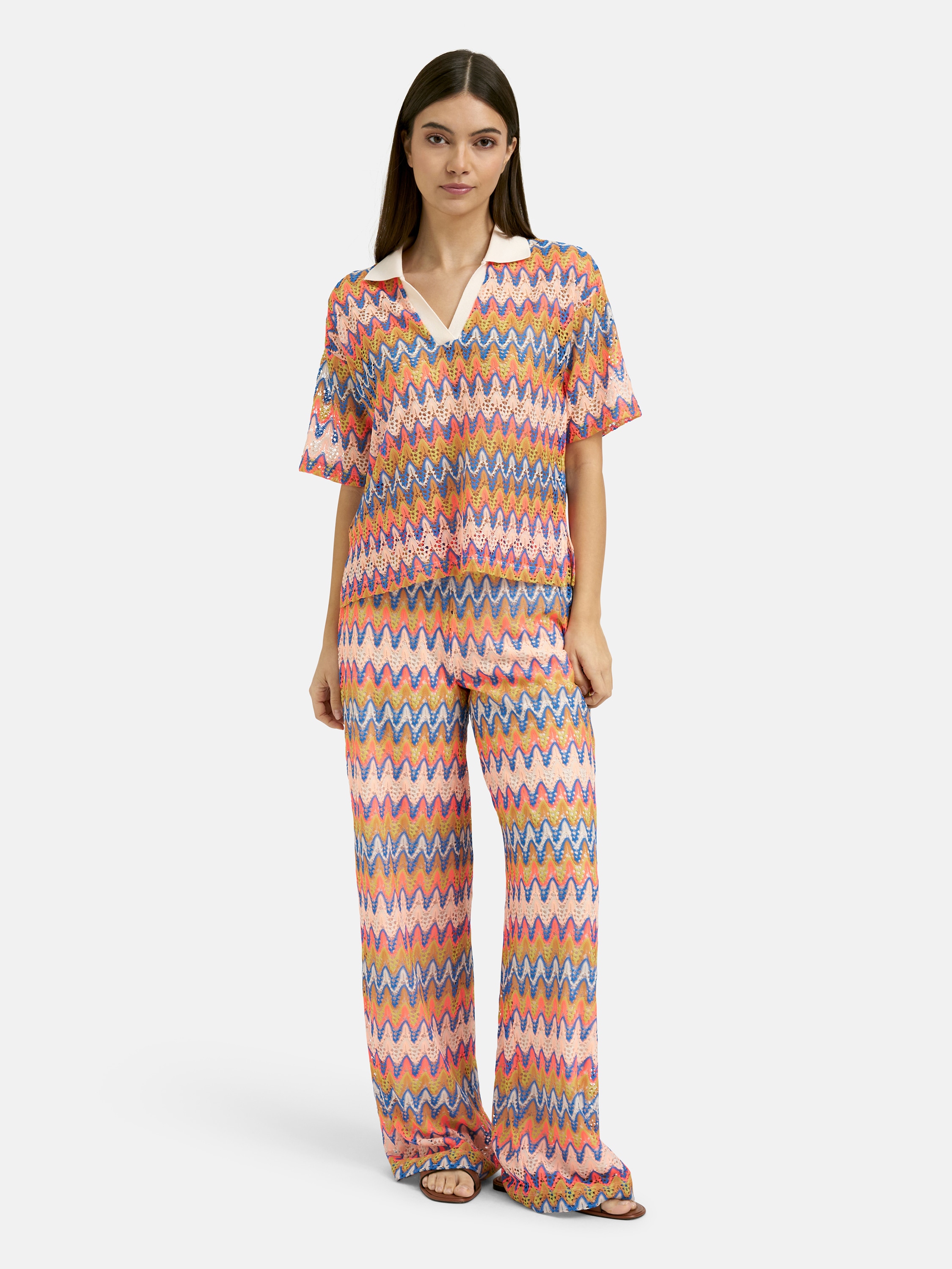 Smith & Soul V-Shirt mit Seitenschlitze