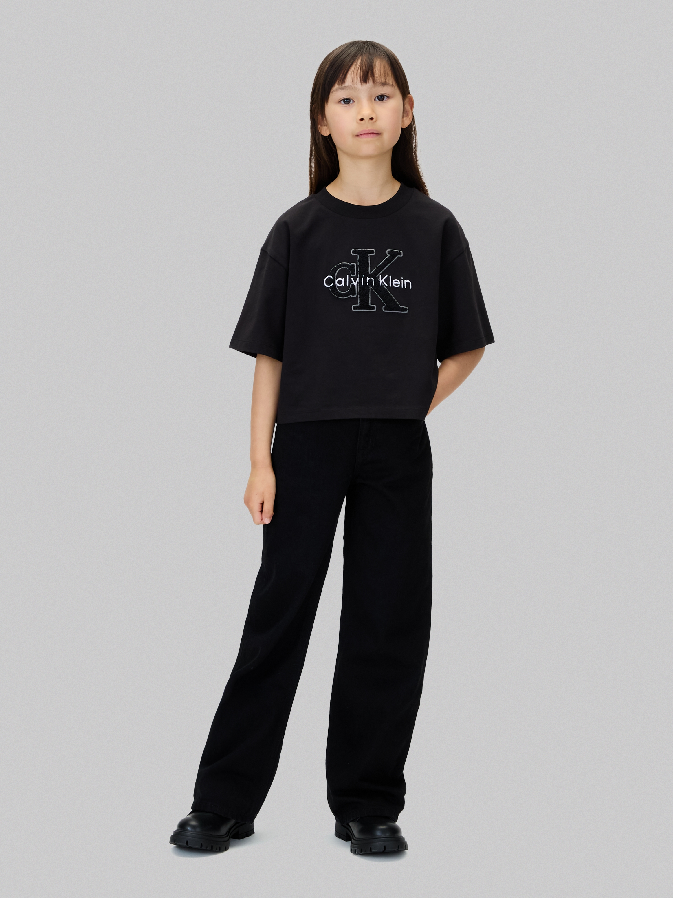 Calvin Klein Jeans Weite Jeans »HR WIDE LEG«, für Kinder bis 16 Jahre, hoher Bund