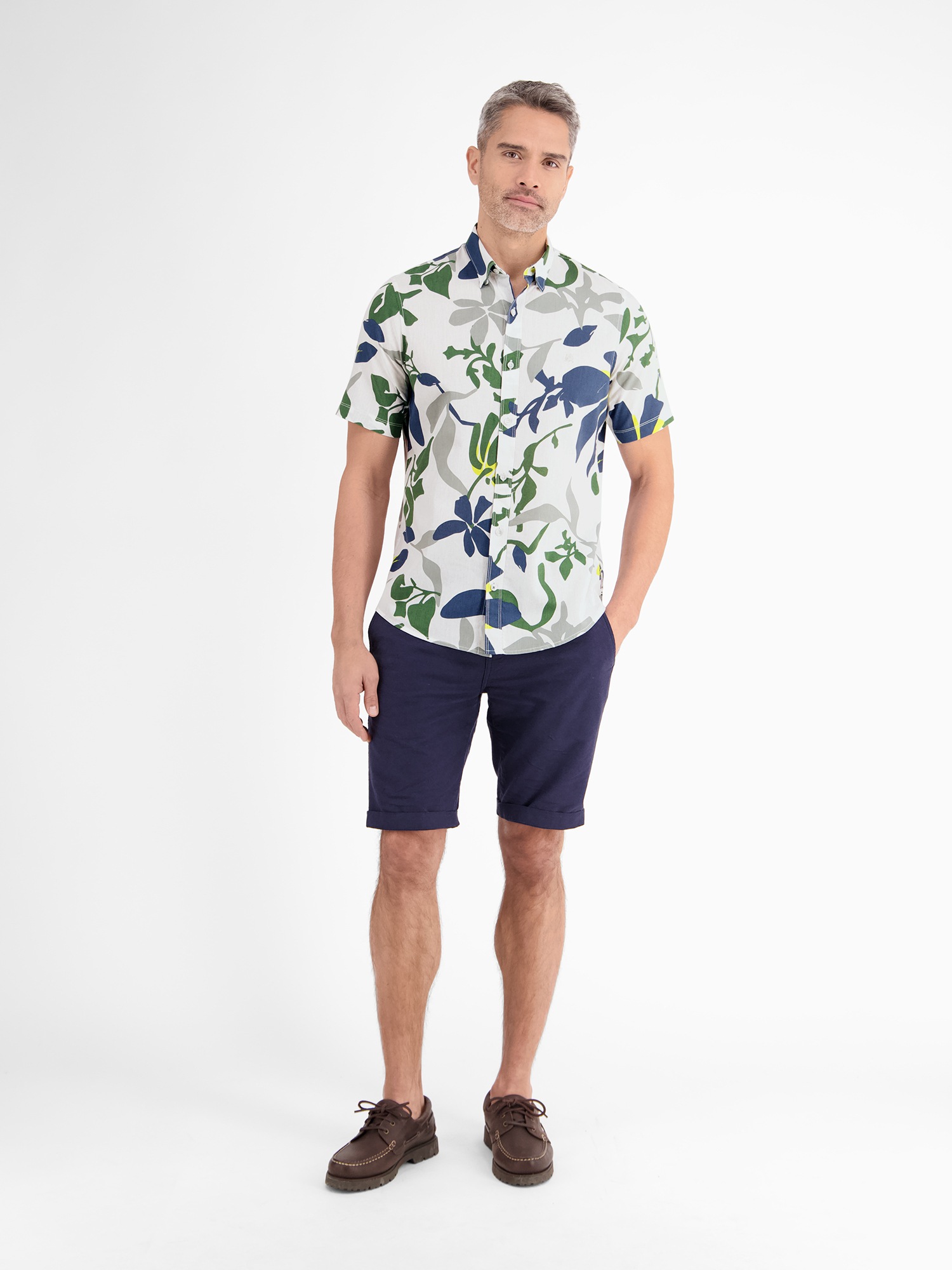 LERROS Kurzarmhemd »Sommerhemd in Hawaiian-Style«