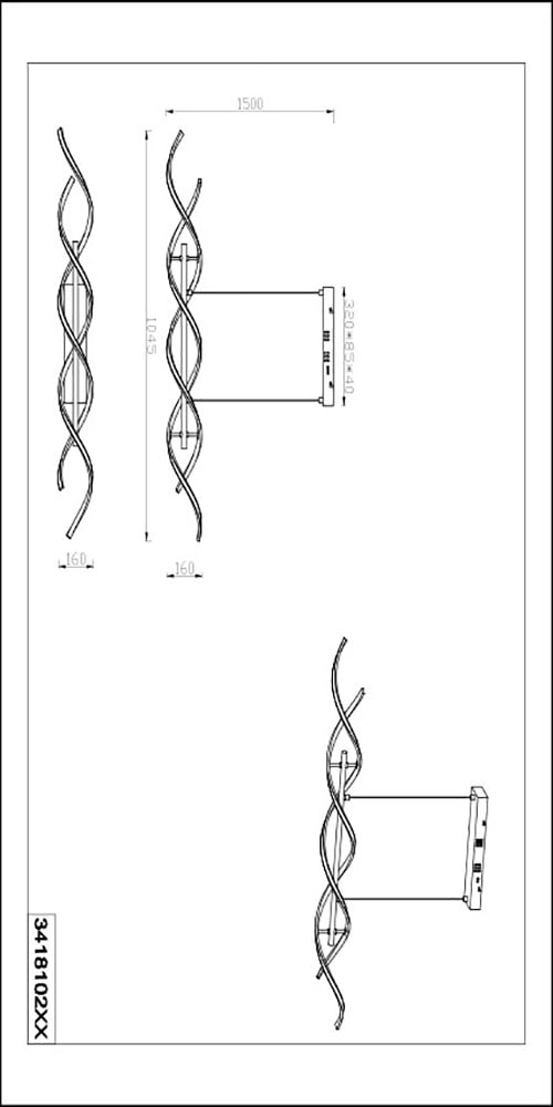 TRIO Leuchten LED Pendelleuchte »Sequence«, 1 flammig-flammig, Hängelampe 45W 5600 Lm höhenverstellbar dimmbar Lichtfarbe einstellbar