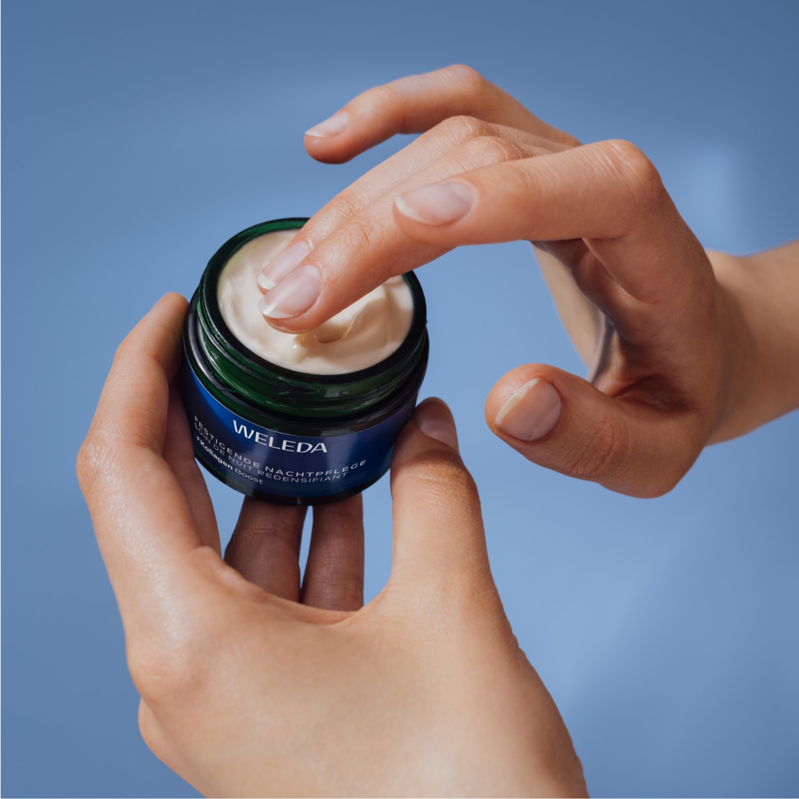 WELEDA Nachtcreme »Weleda Festigende Nachtpflege Blauer Enzian & Edelweiss«