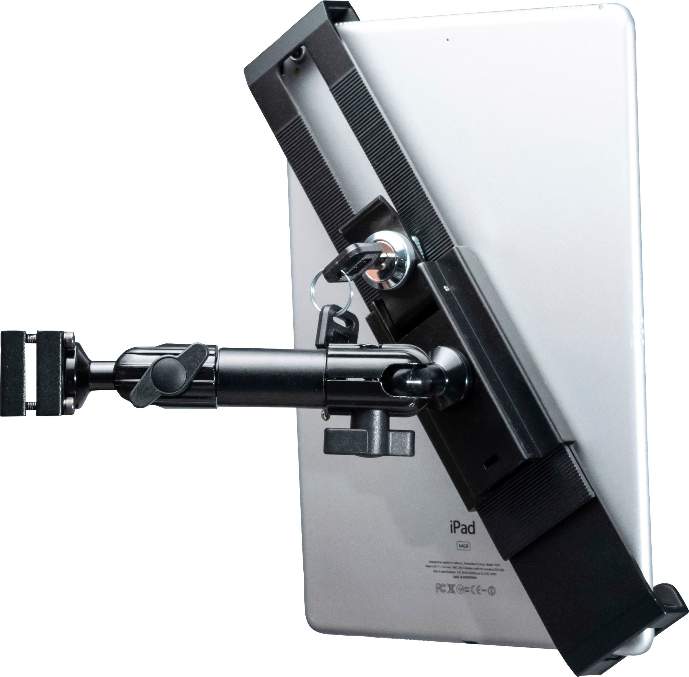 CTA Tablet-Halterung »AUT-VHFMS, für 7-14-Zoll-Tablets«,  Fahrzeug-Kopfstützen-Sicherheits-Flex-Halterung, abschließbar