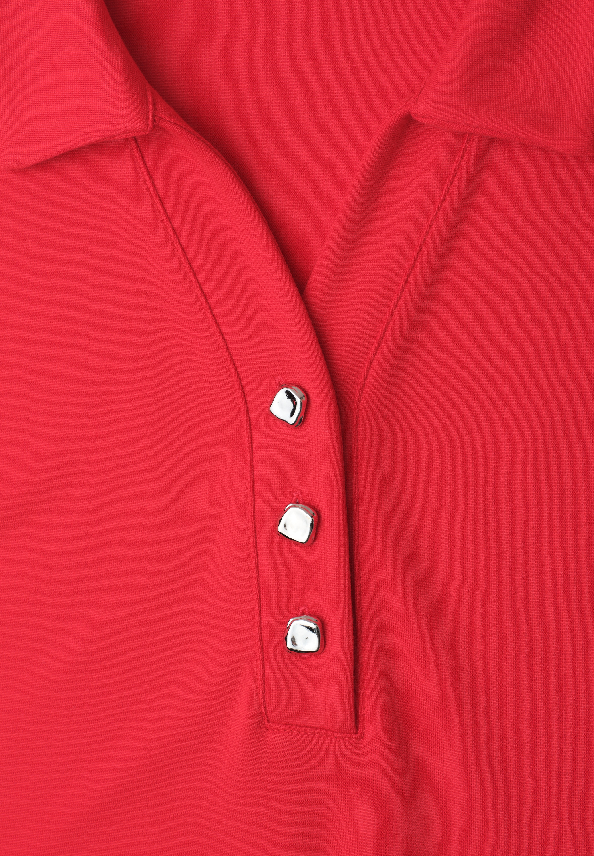 STREET ONE Midikleid Ohne Taschen in Unifarbe