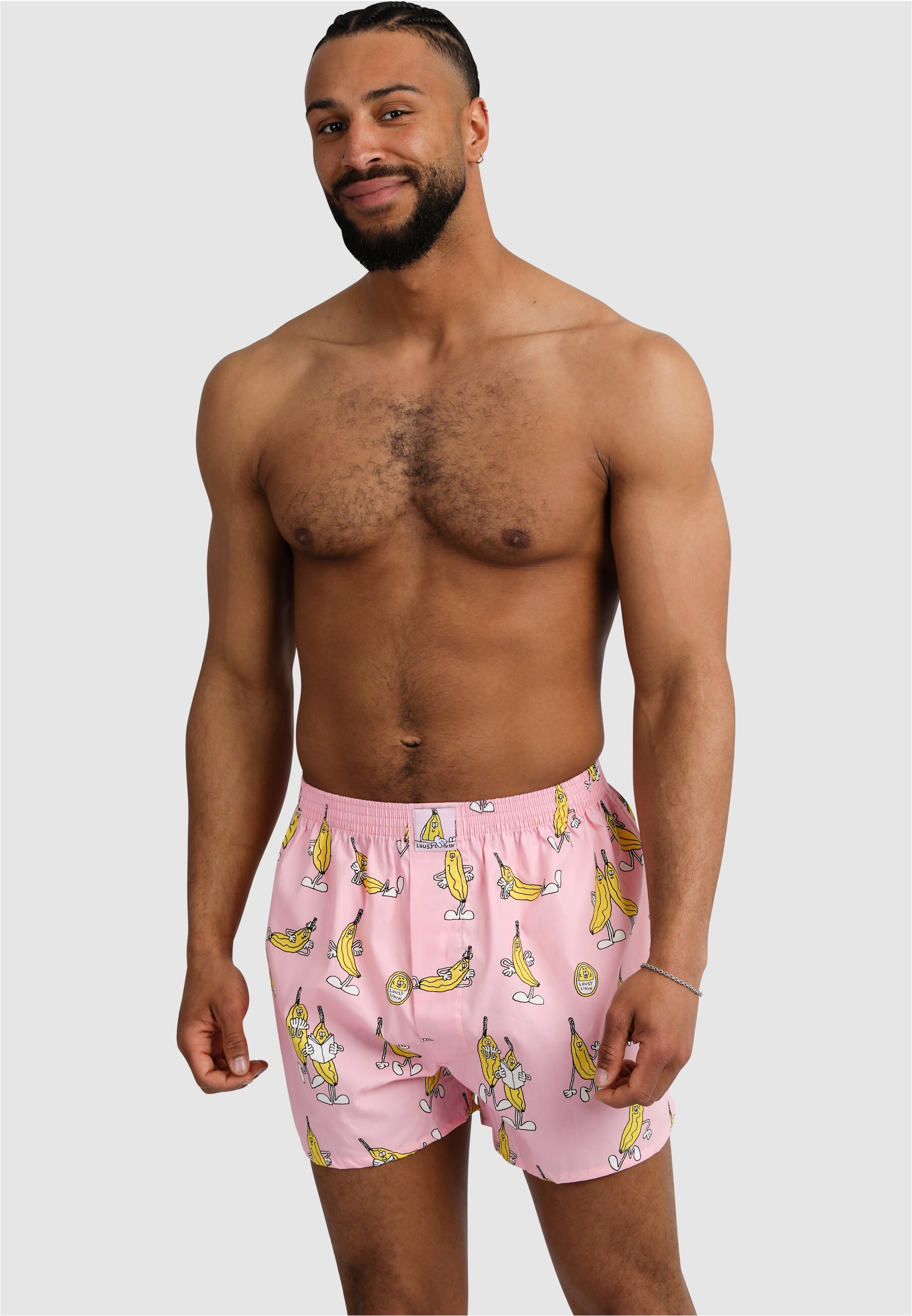Lousy Livin Boxershorts "Blossom" 3 Stk. mit buntem Allover-Print günstig online kaufen