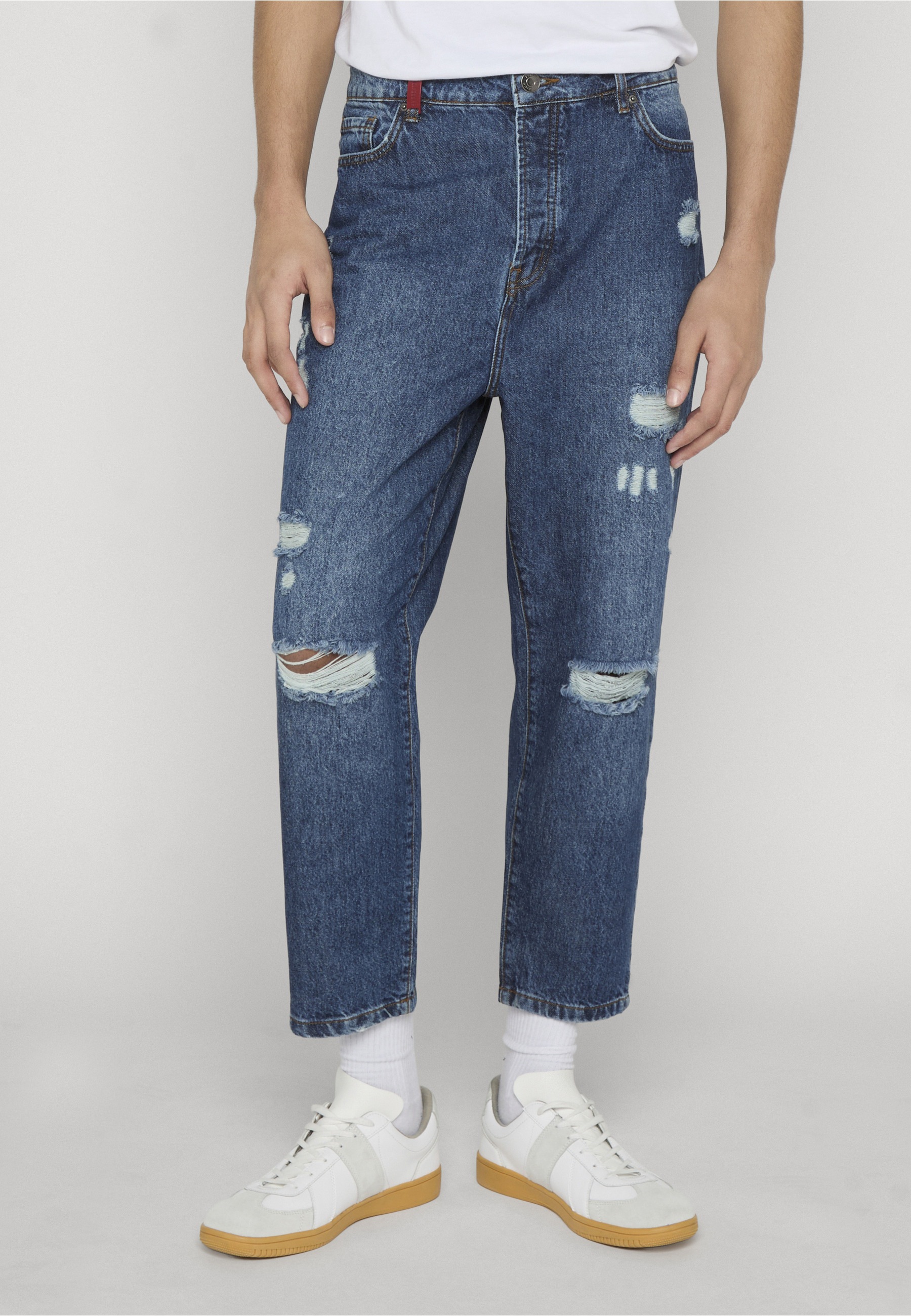 2Y Premium Relax-fit-Jeans »2Y Premium Destroyed Relaxed Denim«