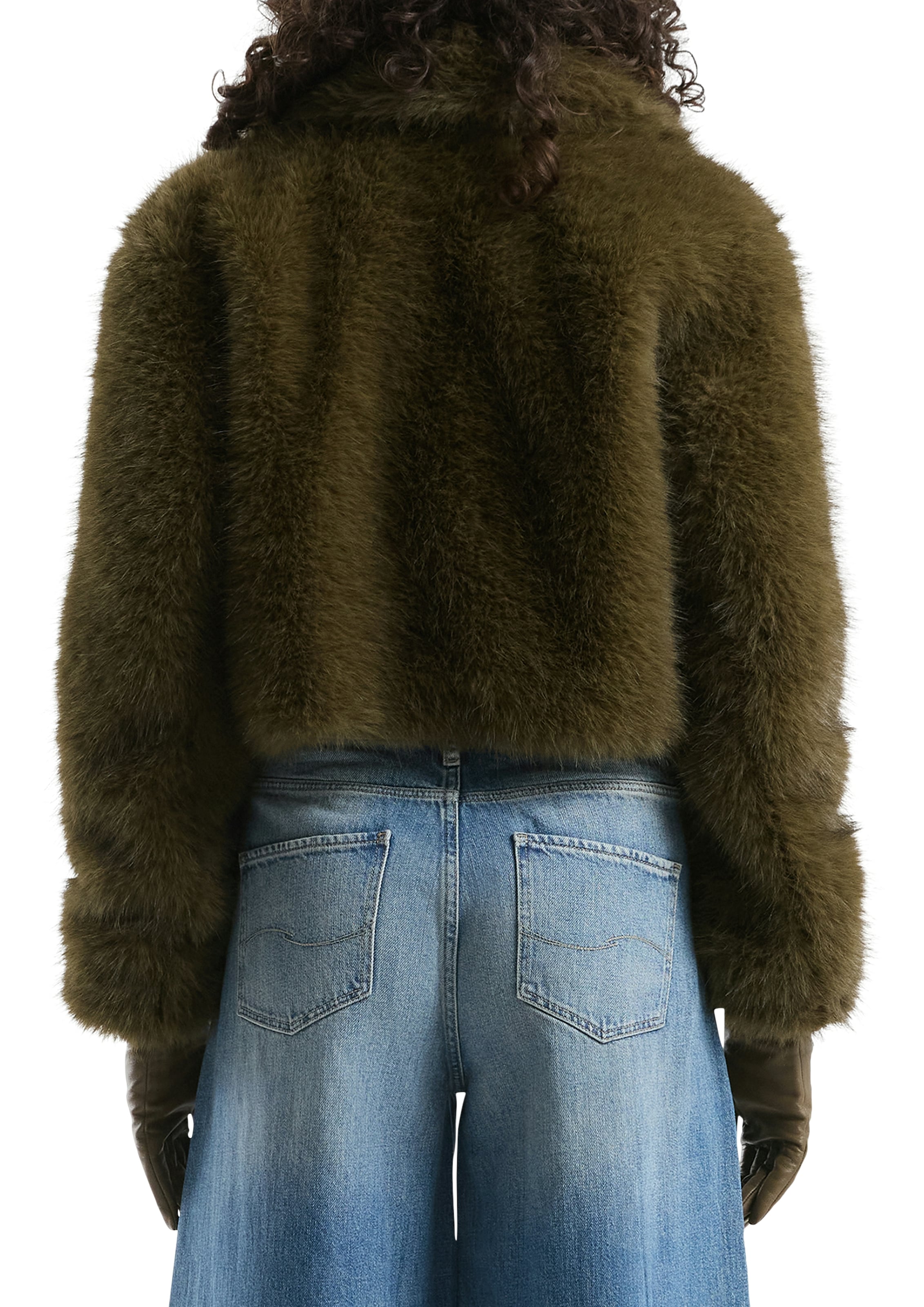 QS Jackenblazer in Felloptik