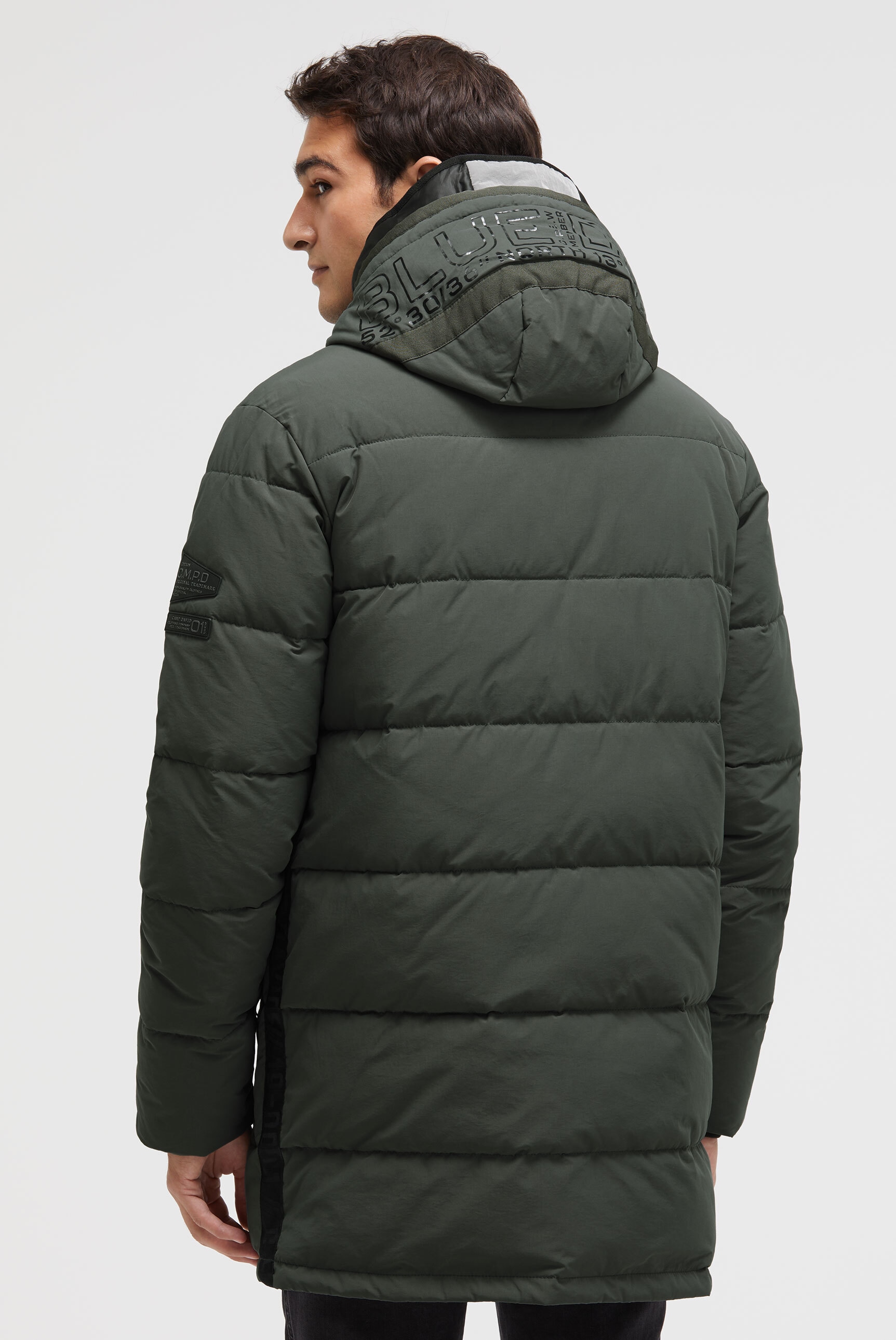 CAMP DAVID Parka mit Kapuze mit Tunnelband in der Taille