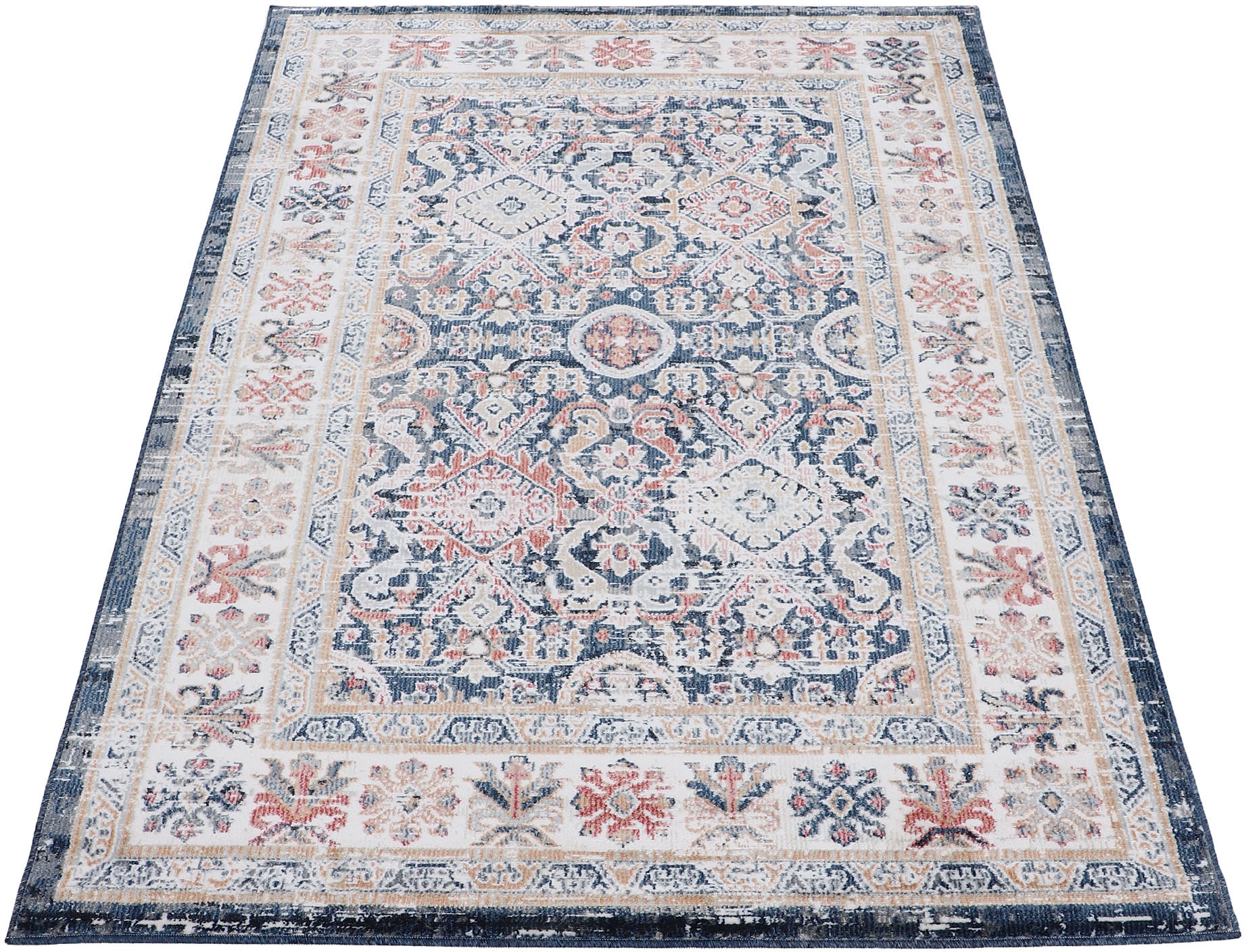 carpetfine Teppich »Vintage Liana_1«, rechteckig, 6 mm Höhe, Orient Vintage Look