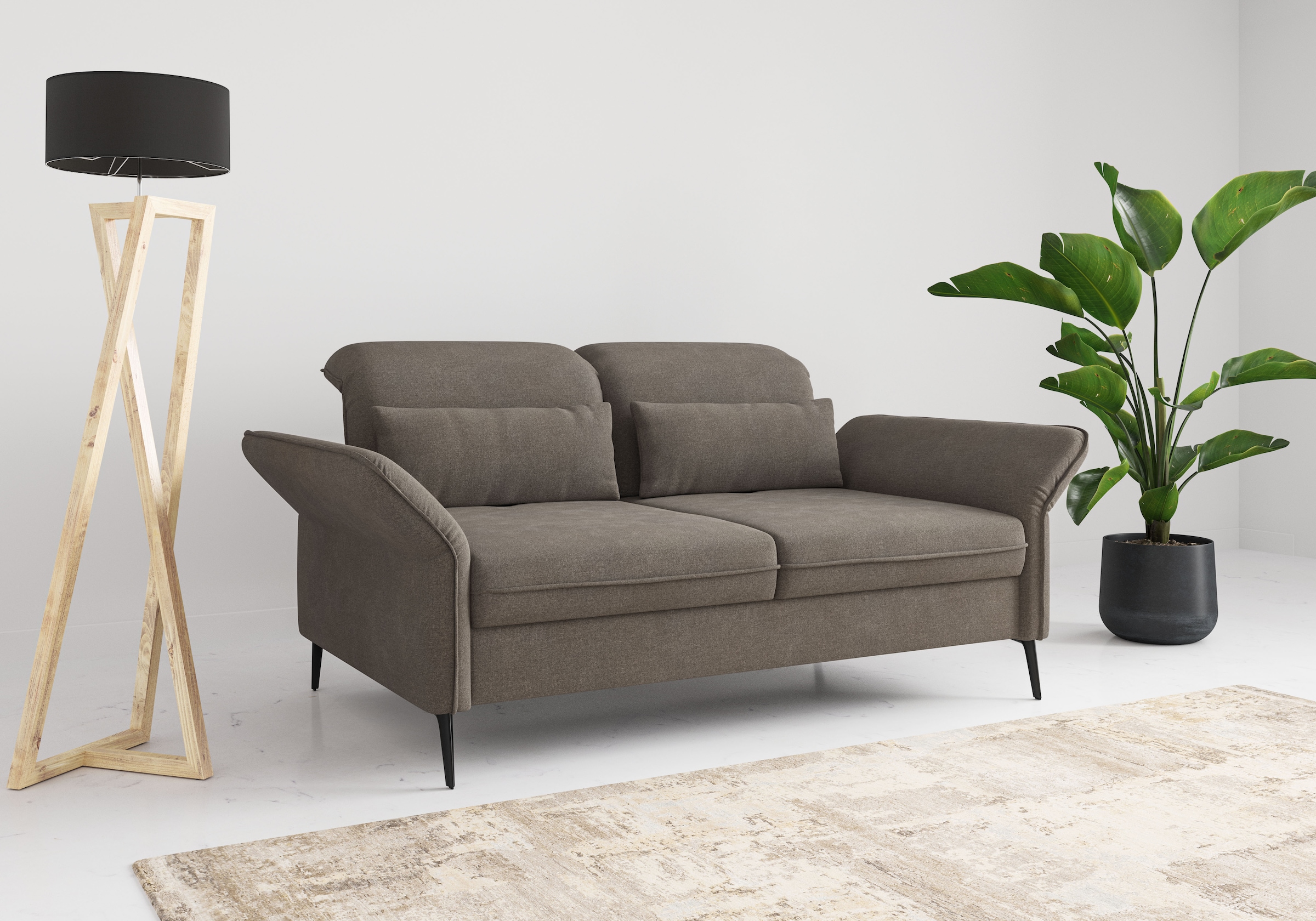 sit&more 3-Sitzer "Emely", mit Sitztiefenverstellung, optional mit Bettfunk günstig online kaufen