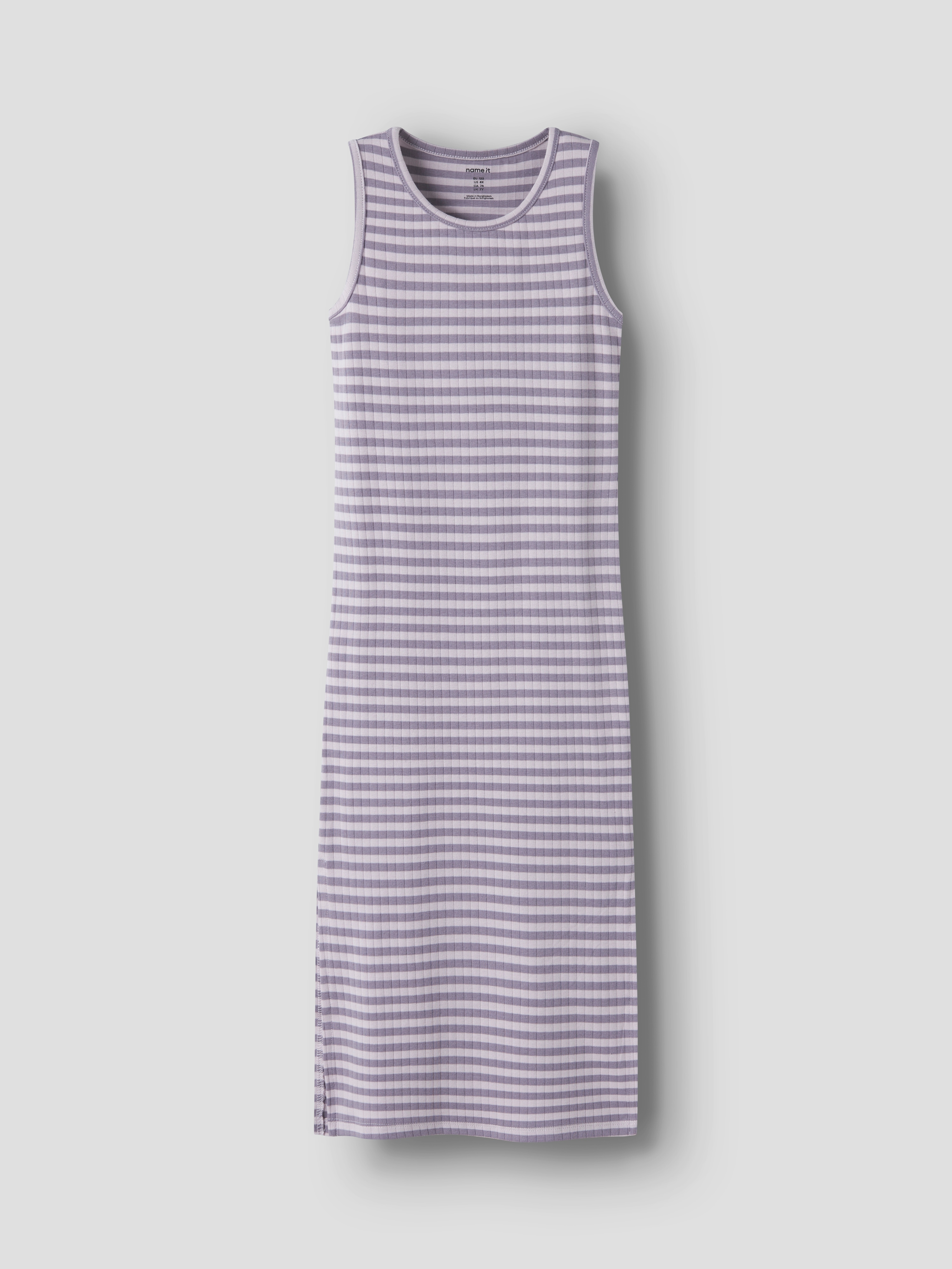 Name It Maxikleid "Nkfsuraja Xsl Sl Maxi Dress Noos" Baumwollmischung, Mit Stretch, Jersey, Seitenschlitze