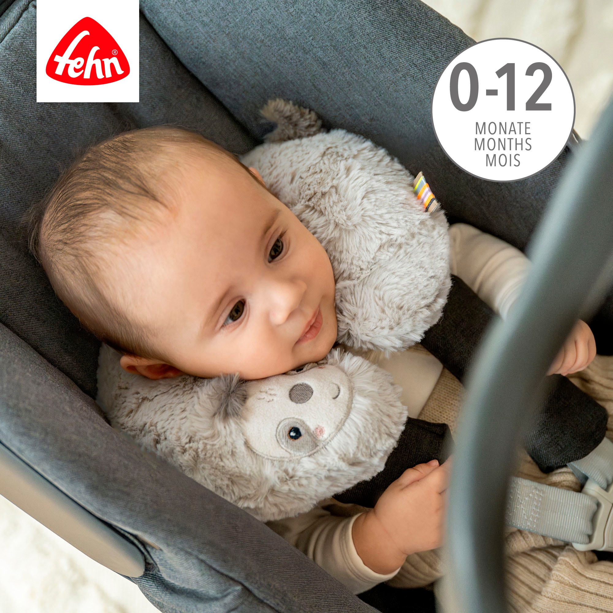 Thumbnail - Fehn Nackenkissen "Lazy, Crazy & Pink, Faultier"