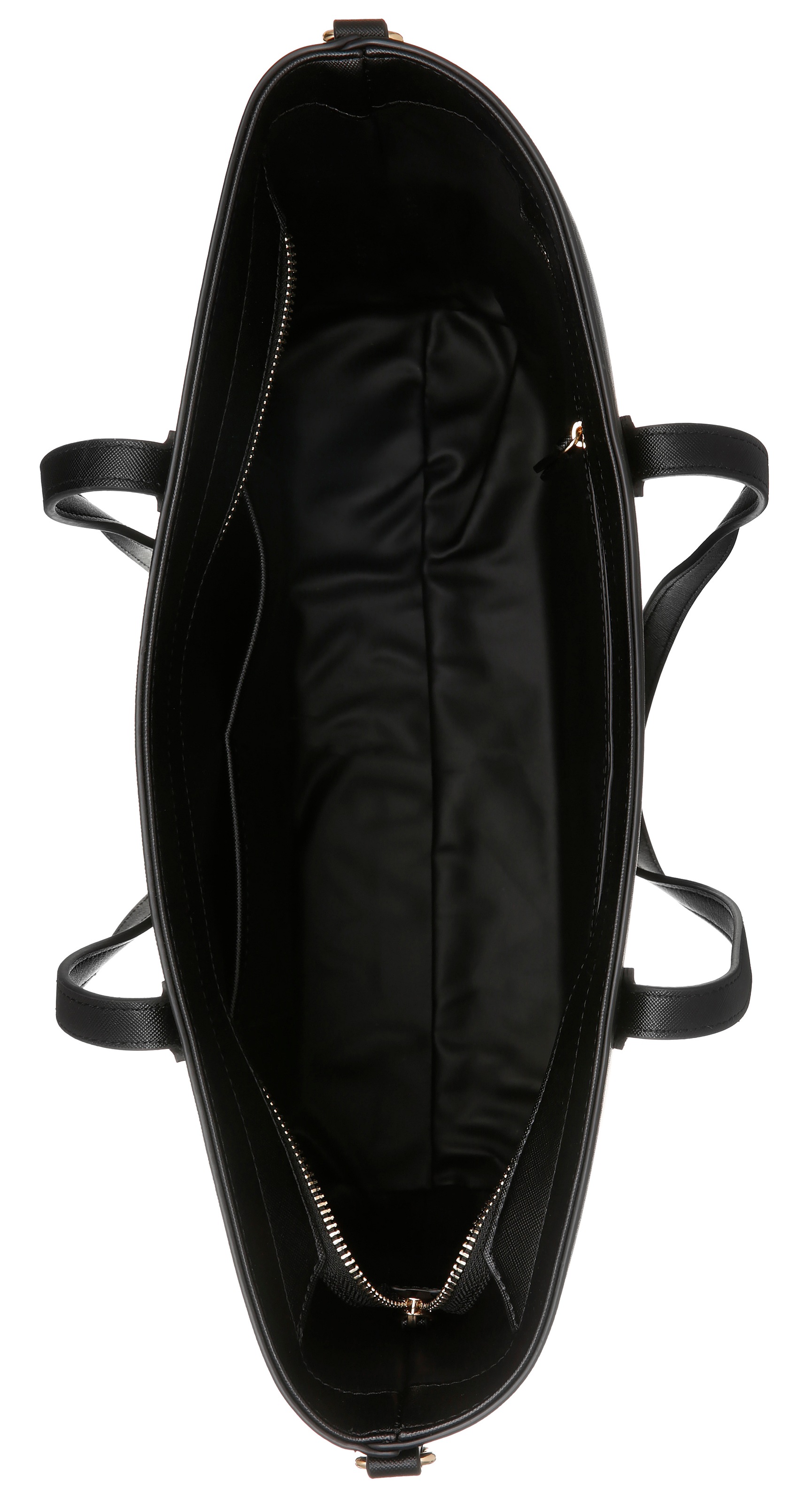 Shopper VALENTINO BAGS "ZERO RE", Damen, Gr. B/H/T: 35cm x 28cm x 10cm, schwarz, Lederimitat, unifarben, Taschen Shopper, Henkeltasche Schultertasche Umhängetasche 2