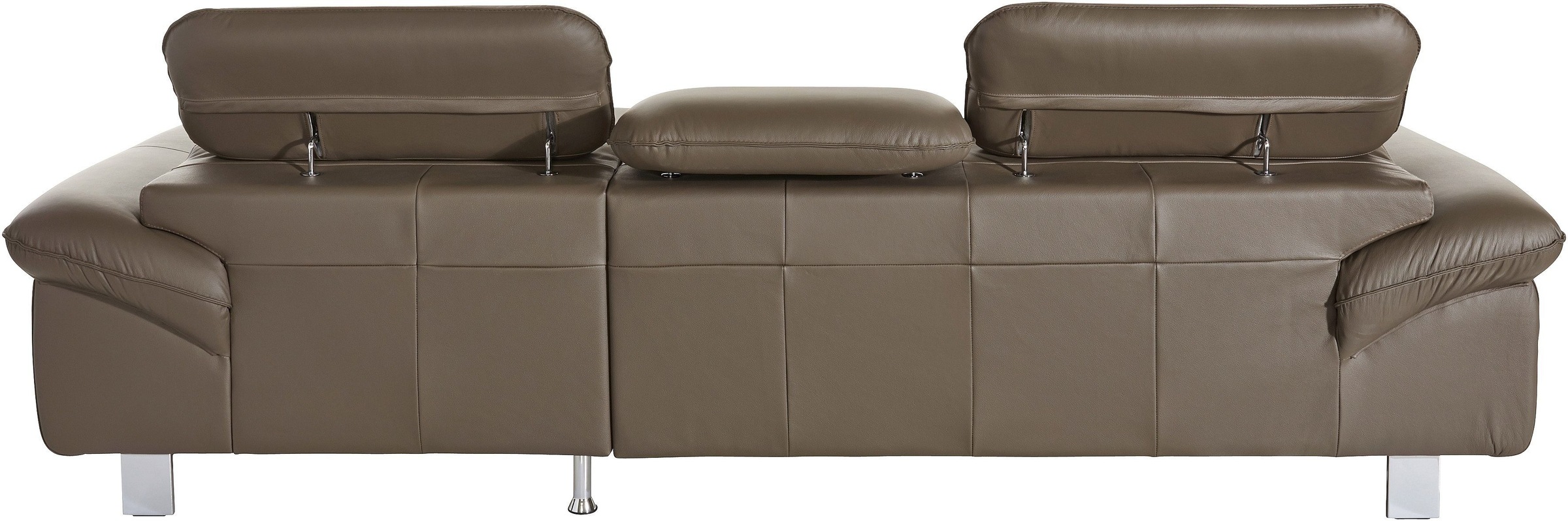 COTTA Polstergarnitur »Driver L-Form«, (Set), Set bestehend aus: Ecksofa mit Kopfteilverstellung & Hocker