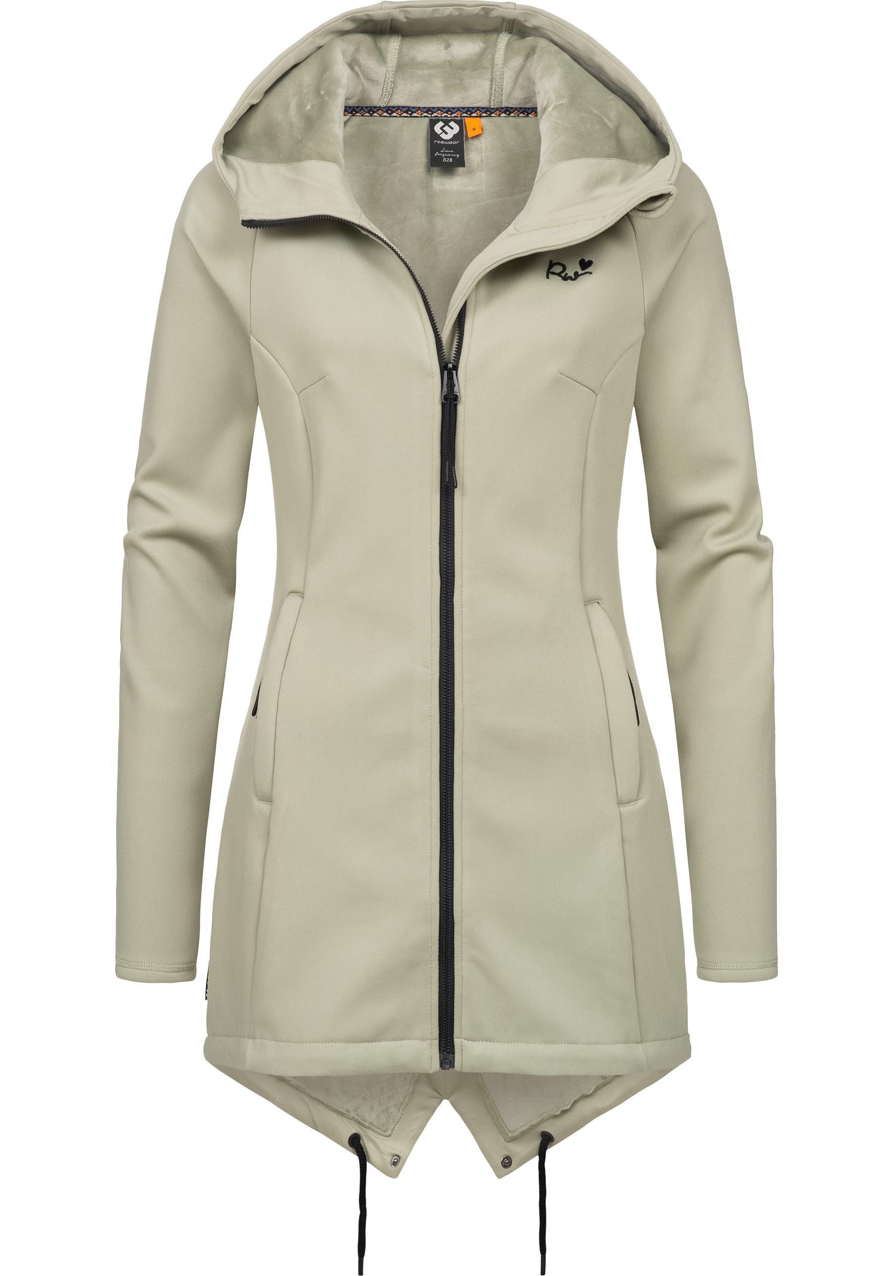 Ragwear Sweatjacke »Wingi«, Sportliche Damen Kapuzenjacke mit kuschelig weichem Innenleben