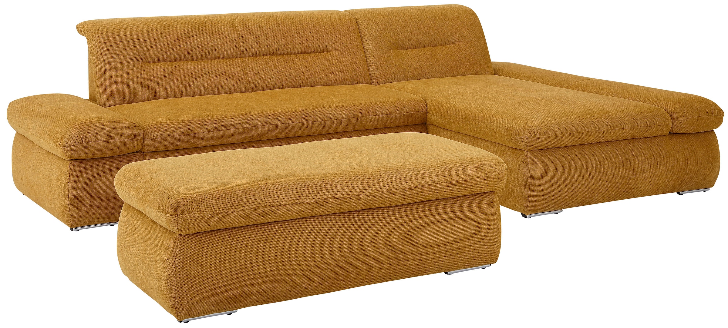 INOSIGN Ecksofa »Avesa L-Form«, Wahlweise mit Armteilvertsellung und Bettfunktion, B/T/H: 300/172/80cm