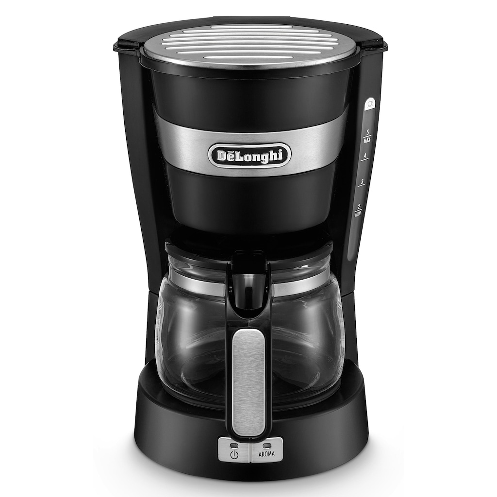 De'Longhi Filterkaffeemaschine »ACTIVE LINE ICM14011.BK«, 0,65 l Kaffeekanne, Permanentfilter