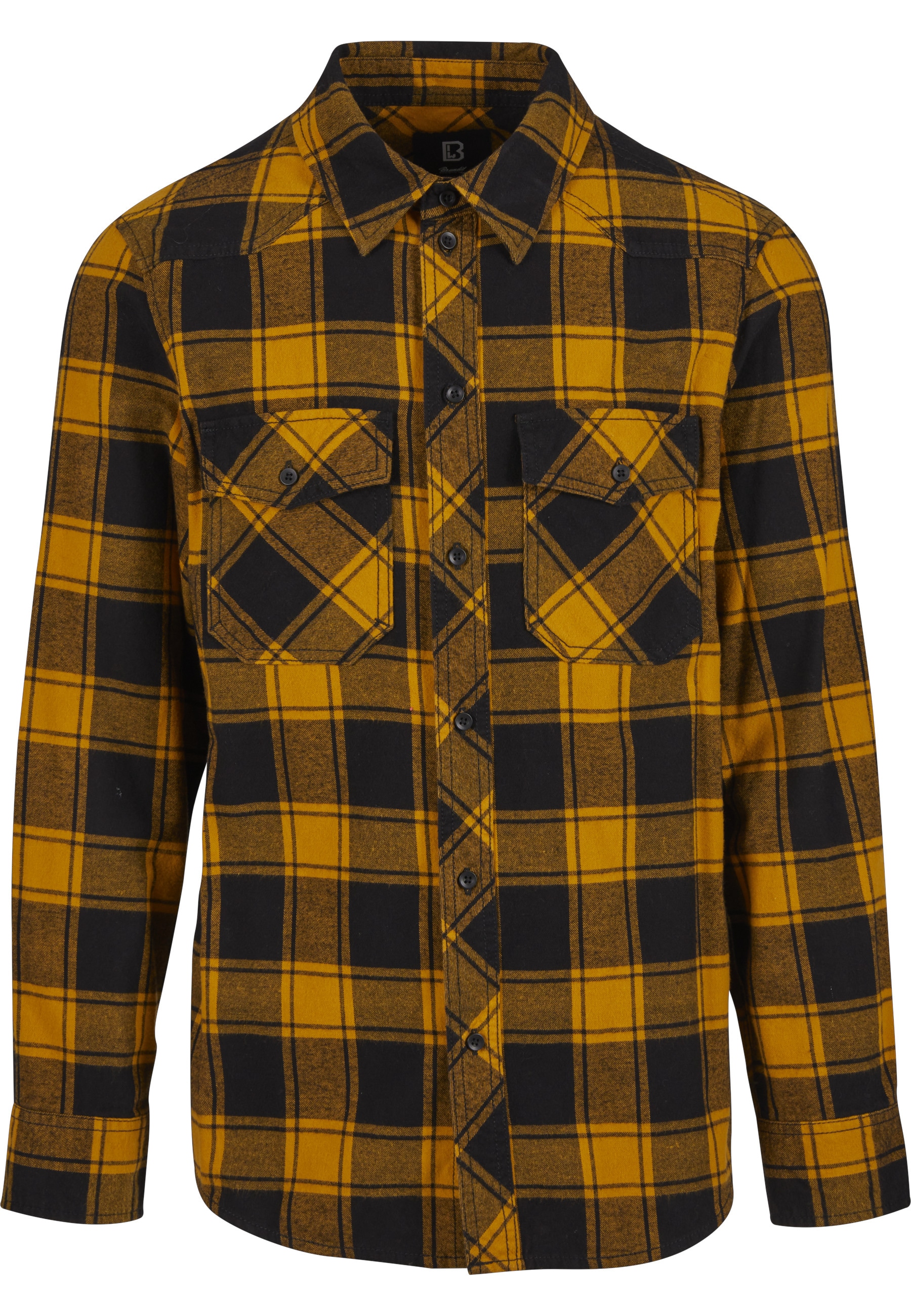 Brandit Langarmhemd "Brandit Herren Checked Shirt" 1 Stk. günstig online kaufen