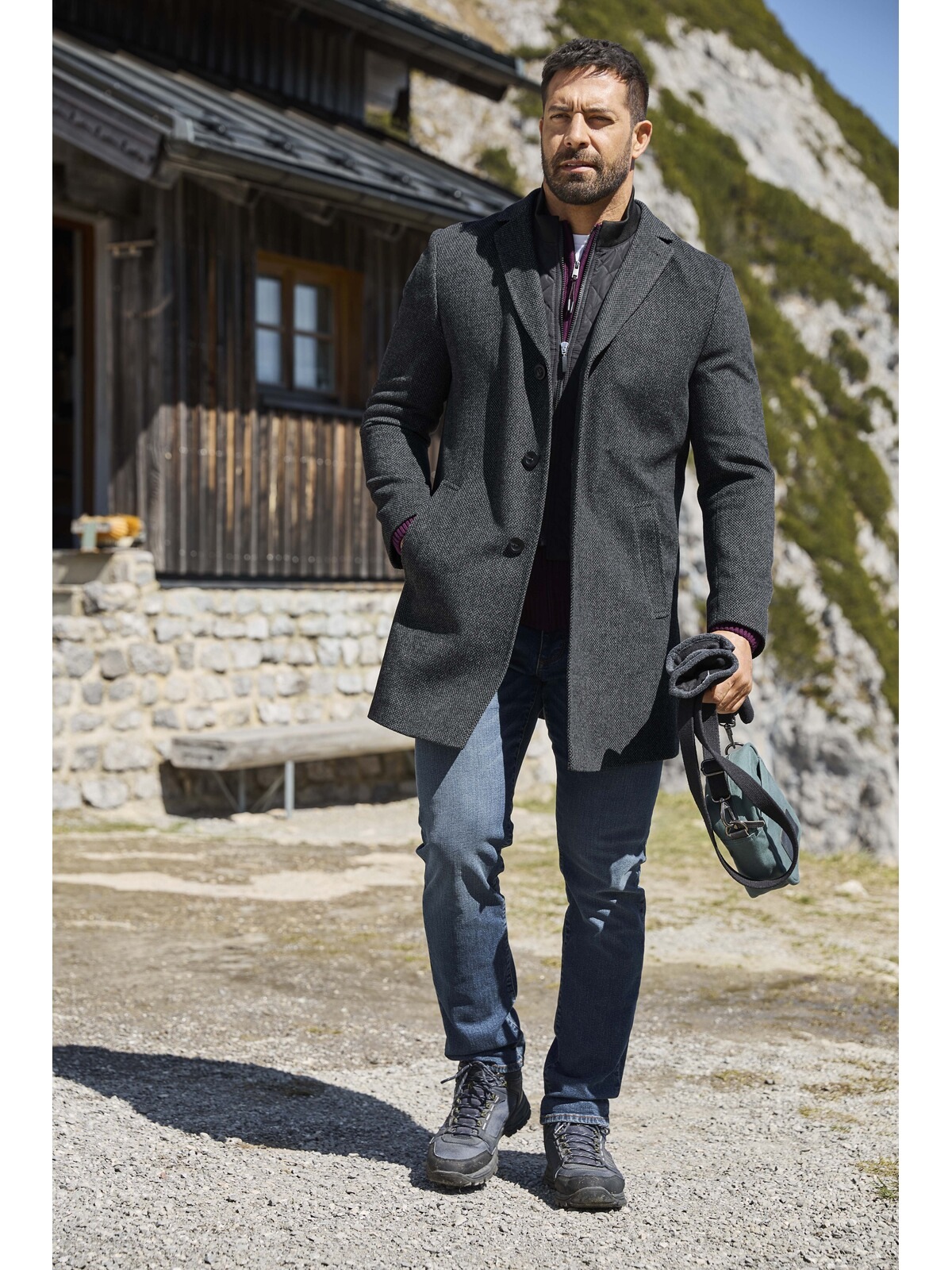 Jan Vanderstorm Unska Coat Men's Grey Size 56 2