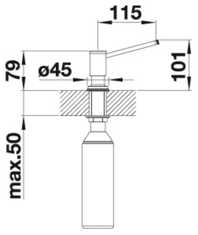 Blanco Spülmittelspender »LIVIA« chrom