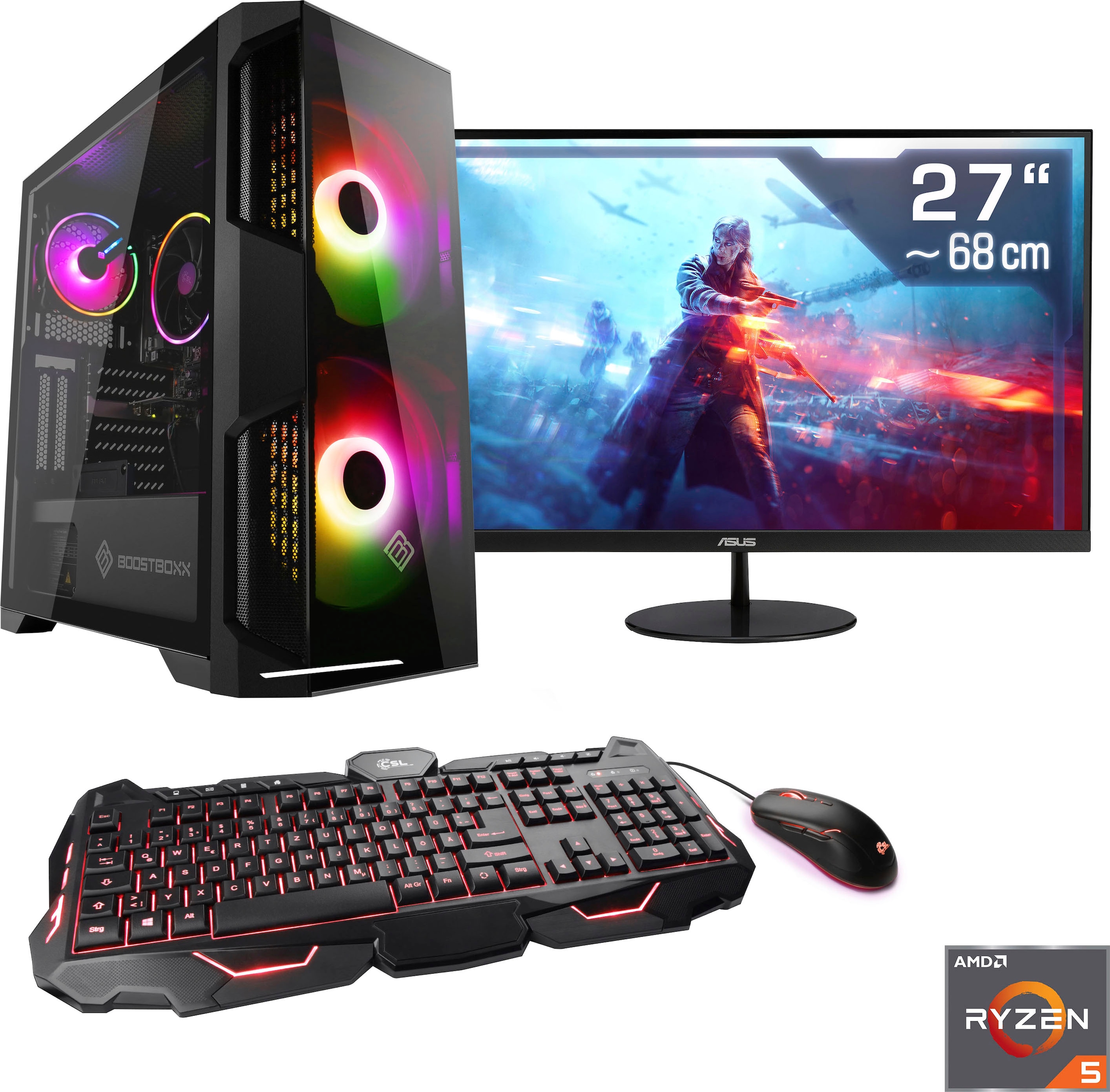 CSL Gaming-PC-Komplettsystem »Sprint T8986«