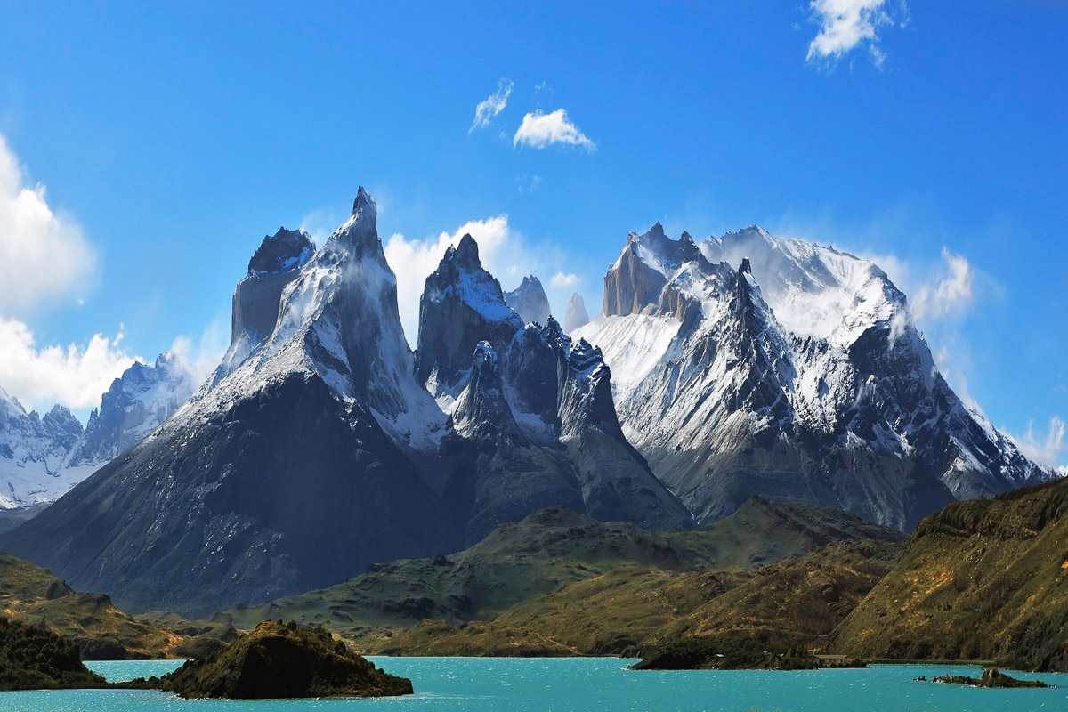 Papermoon Fototapete "Schneeberge"
