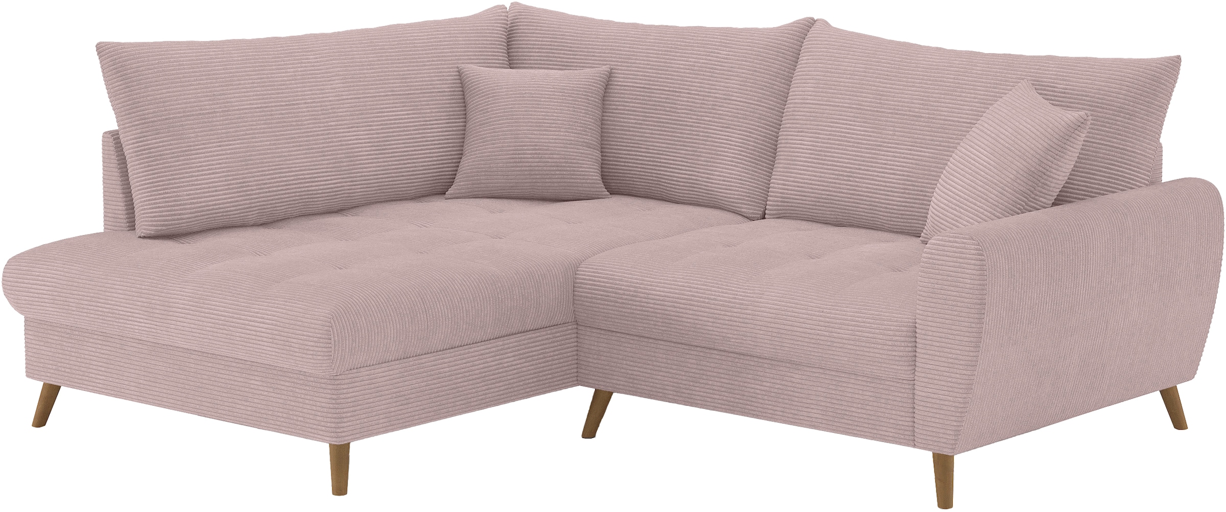 Mr. Couch Ecksofa »Blackburn II, L-Form«, Mit Kaltschaumpolsterung bis 140 kg belastbar