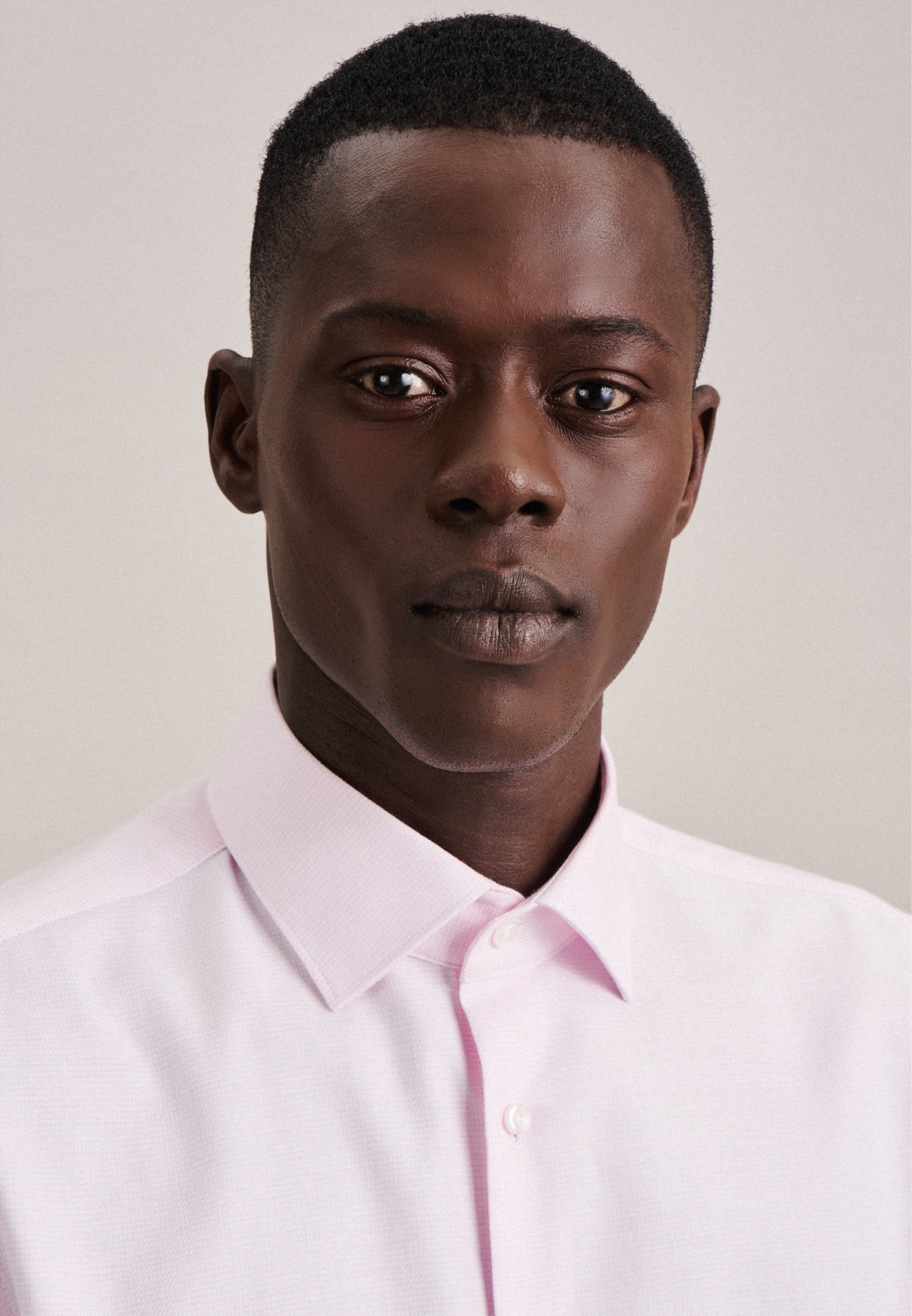 Thumbnail - seidensticker Businesshemd "Schwarze Rose" Shaped 1/1 Kentkragen Struktur