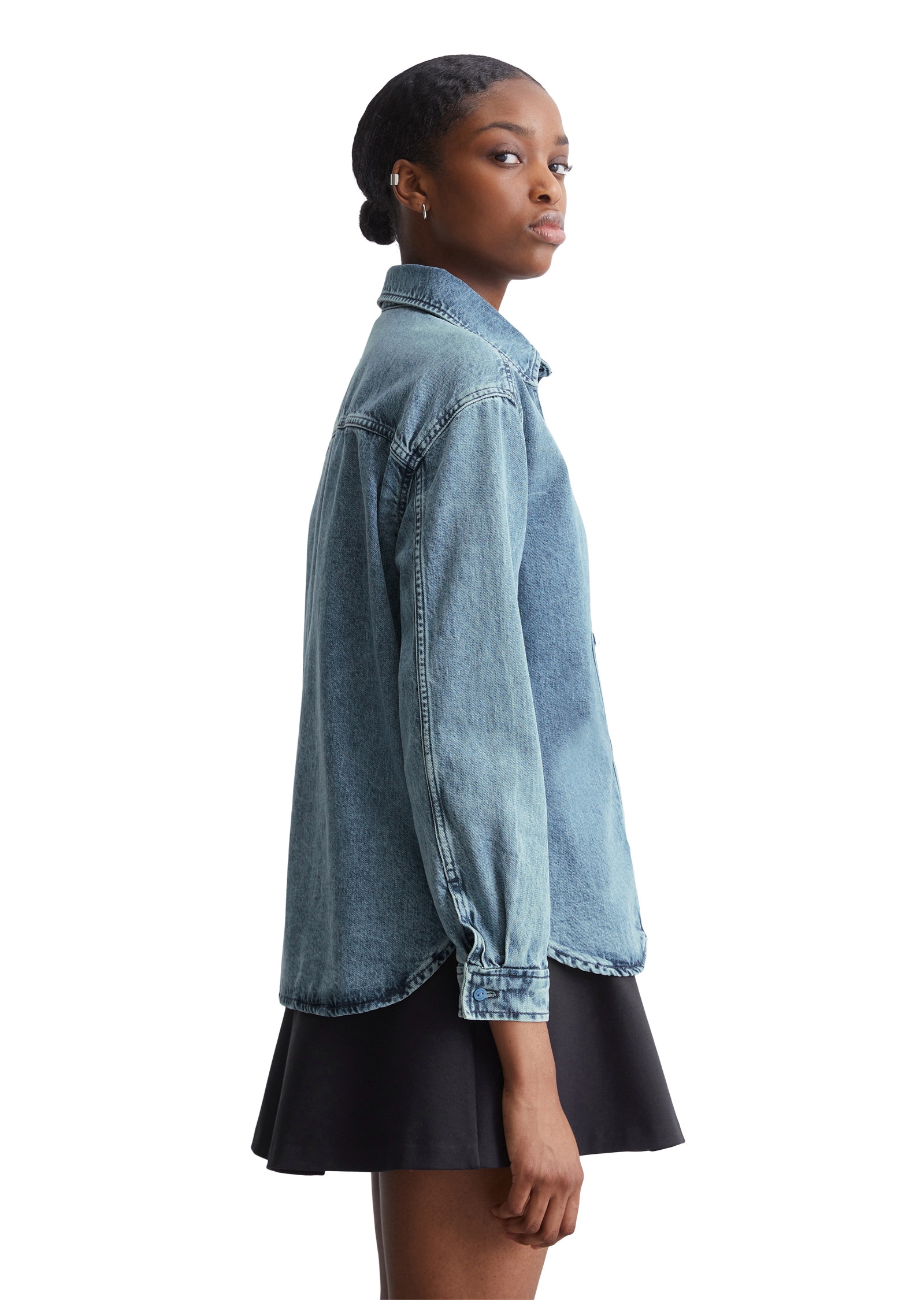 Marc O'Polo DENIM Kurzjacke »aus reiner Bio-Baumwolle«, ohne Kapuze