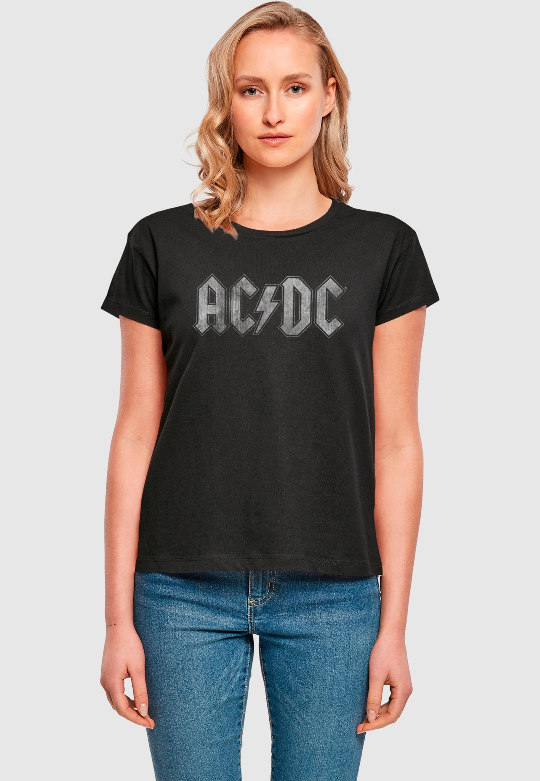 Merchcode T-Shirt »Merchcode Damen Ladies ACDC - Logo Box Tee« 1 Stk. tlg.