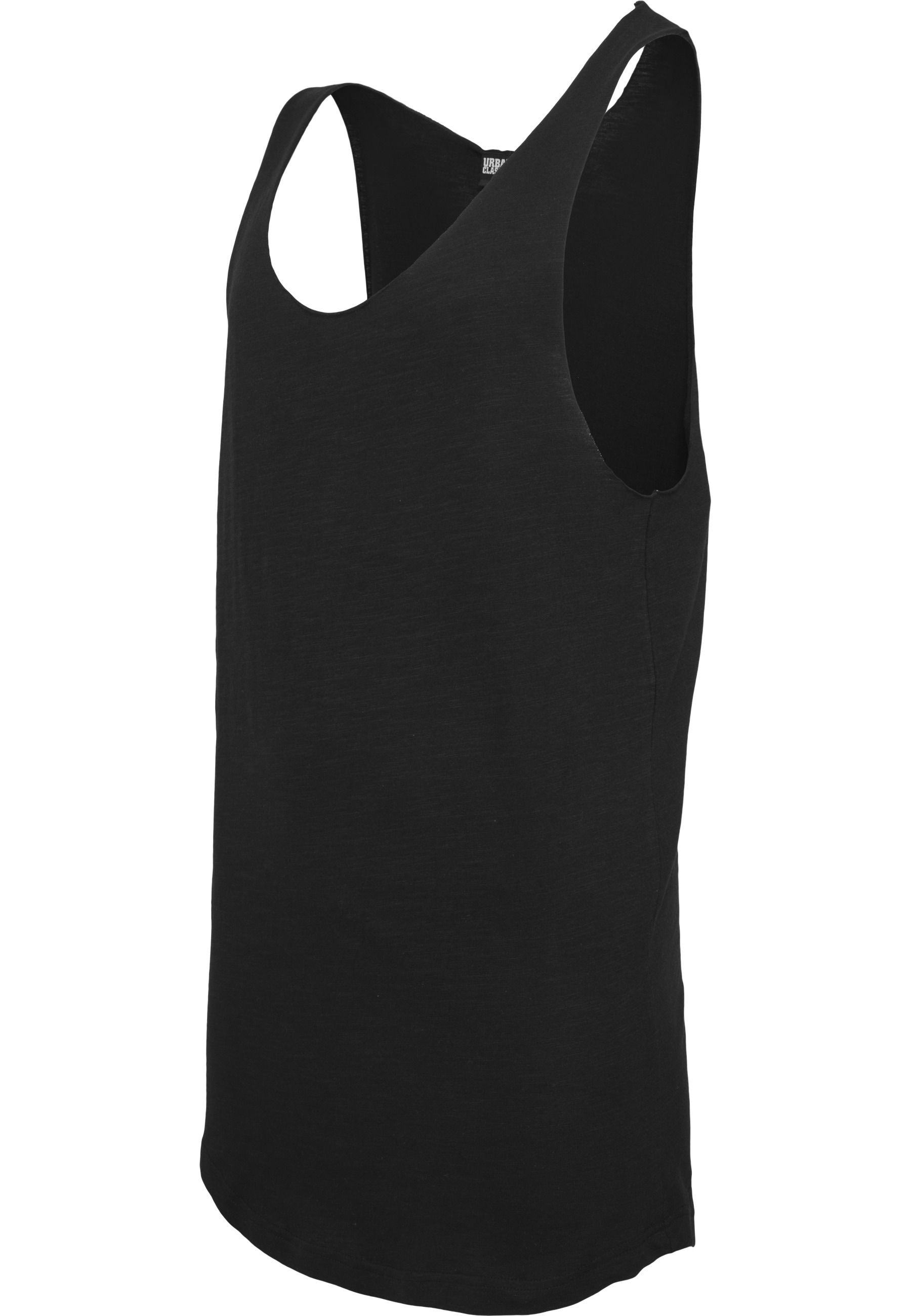 URBAN CLASSICS Tanktop »Urban Classics Herren Long Shaped Open Edge Loose Tank« 1 Stk.