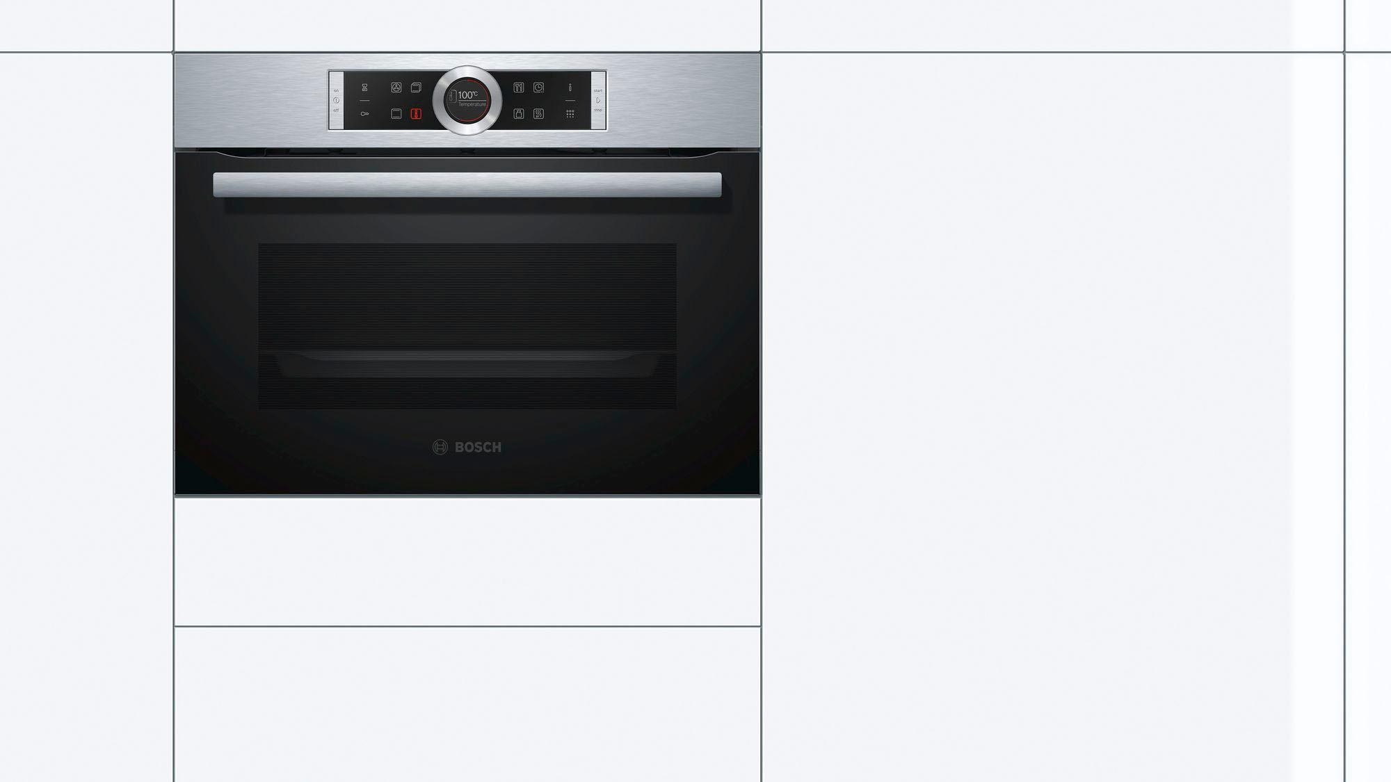 BOSCH Pyrolyse Backofen 8 »CBG675BS3«, mit Teleskopauszug nachrüstbar, Pyrolyse-Selbstreinigung