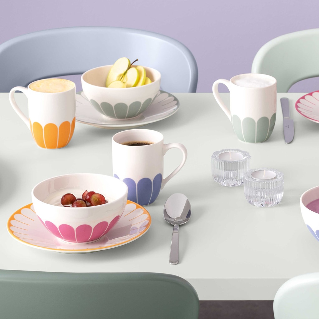 Villeroy & Boch Frühstücksteller »Frühstücksteller Fleur Couleur ø 21,2 cm«