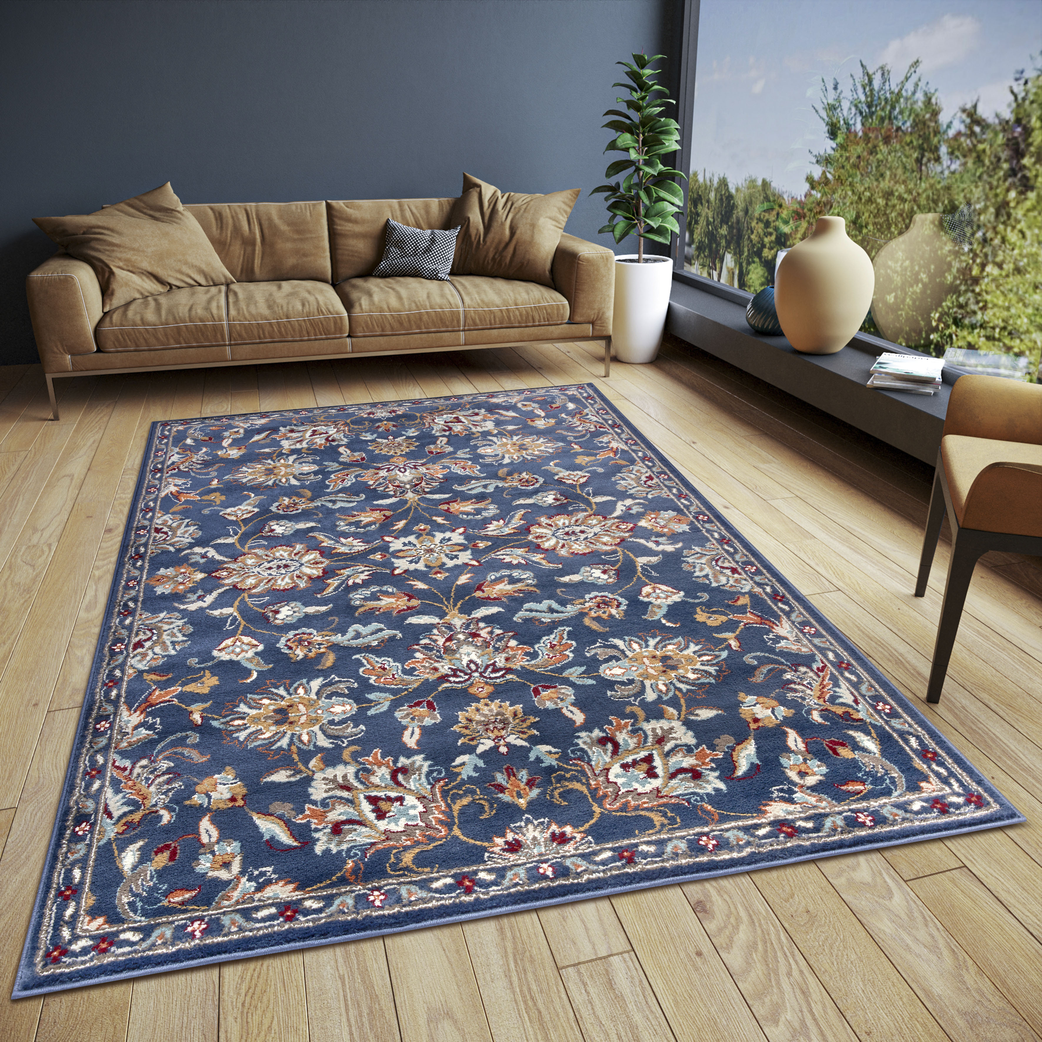 HANSE Home Teppich "Caracci" rechteckig 8 mm Höhe Läufer, Orientalisch, Kurzflor, Wohnzimmer, Schlafzimmer, Esszimmer