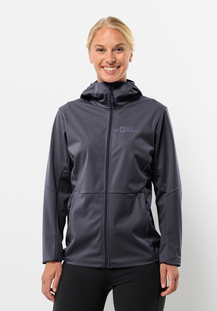 Jack Wolfskin Softshelljacke "FELDBERG HOODY W", mit Kapuze