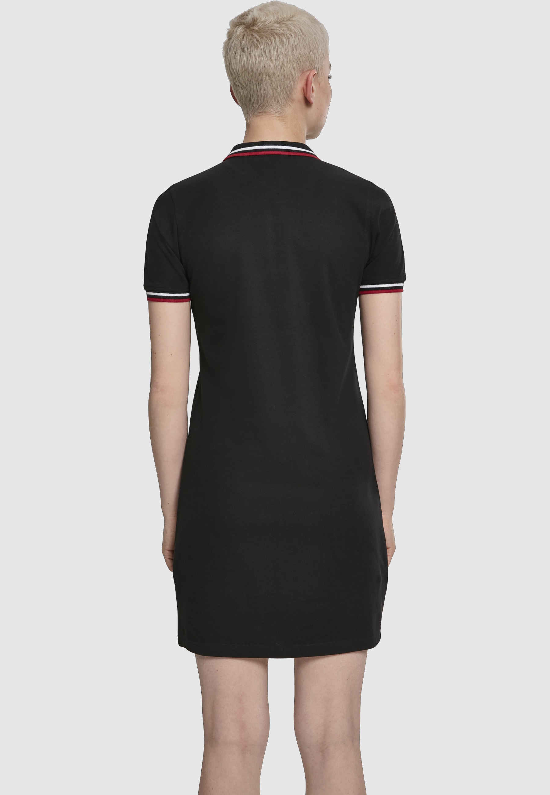 URBAN CLASSICS Shirtkleid »Urban Classics Damen Ladies Polo Dress« 1 Stk. tlg.