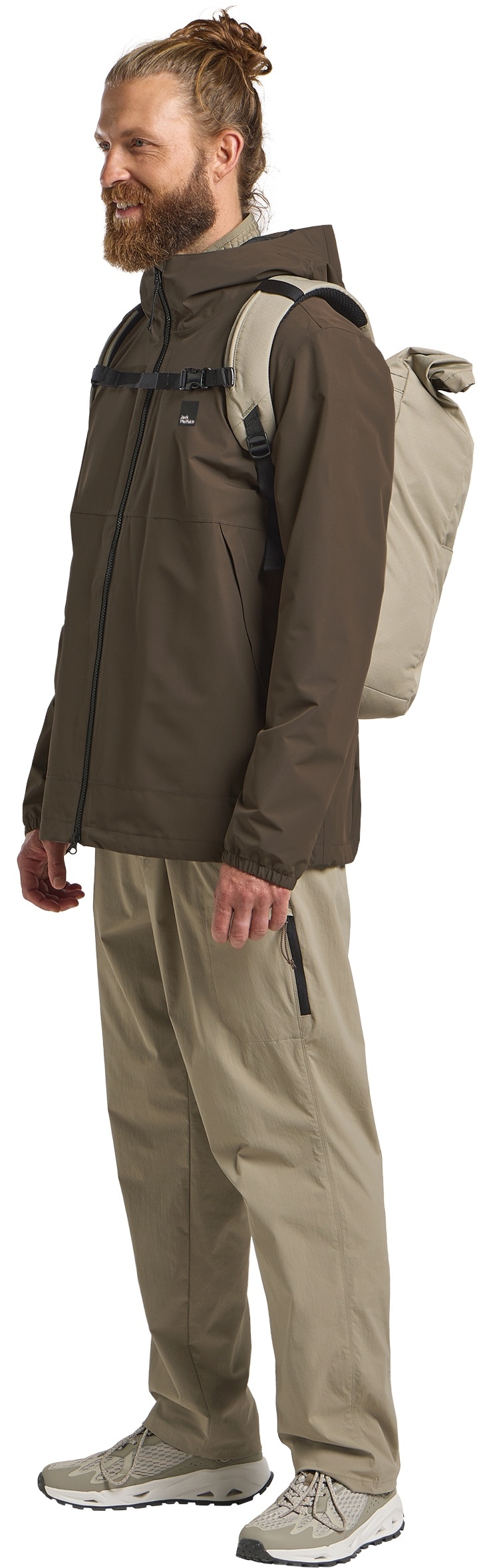 Jack Wolfskin Funktionsjacke »TERRAVIEW 2L JKT M«, mit Kapuze