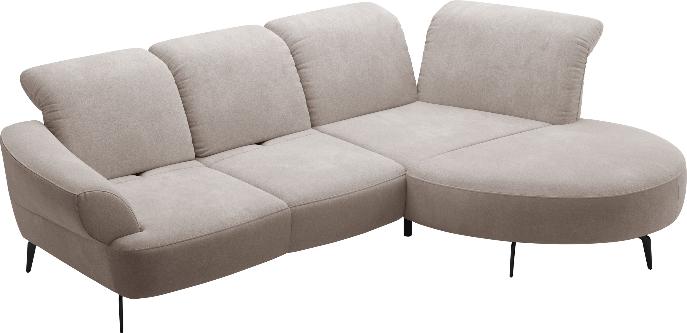 sit&more Ecksofa »Dance«, inkl.System Click&Seat und Sitztiefenverstellung