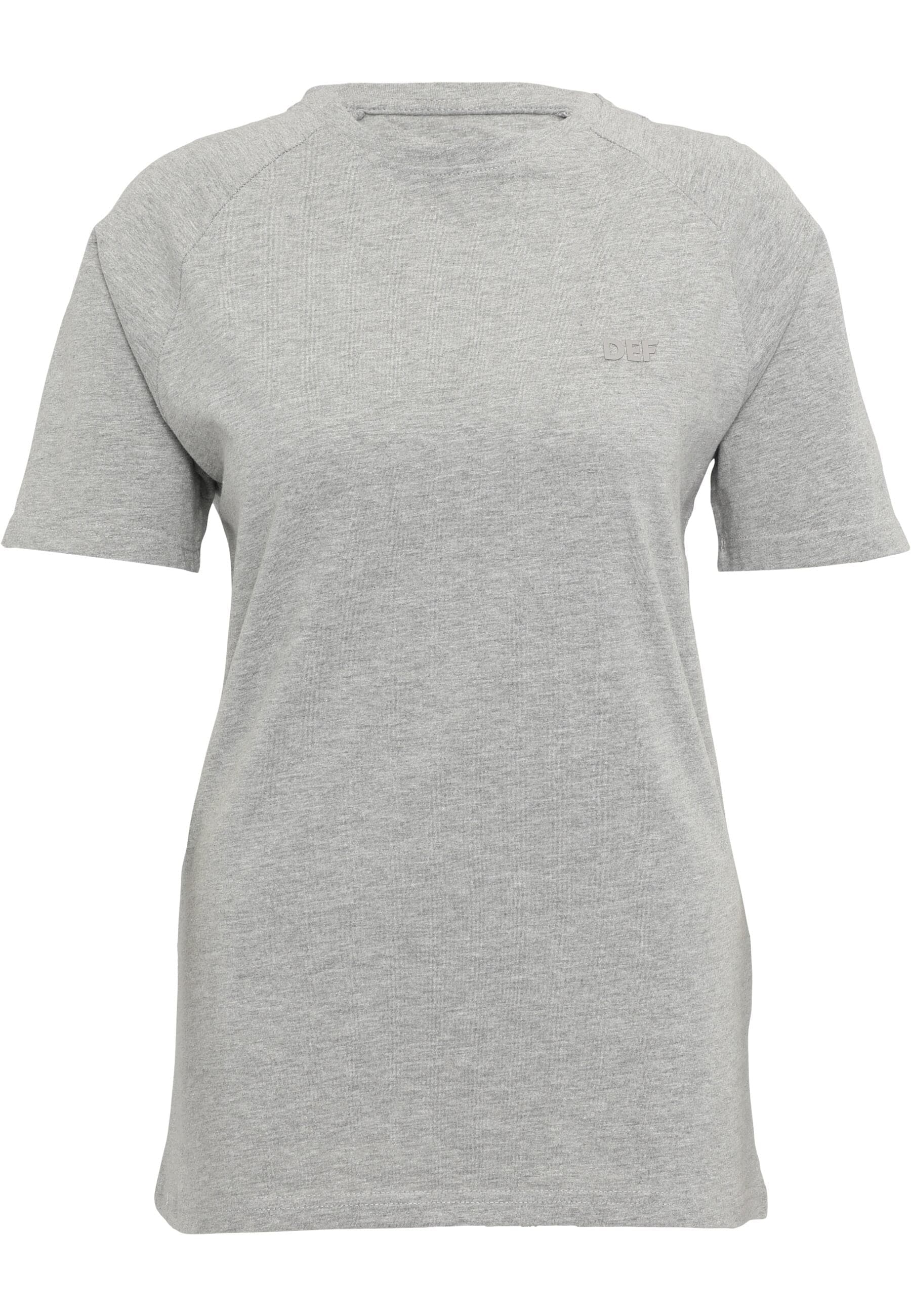 T-Shirt »DEF Damen DEF Kai T-Shirt Grey Melange«