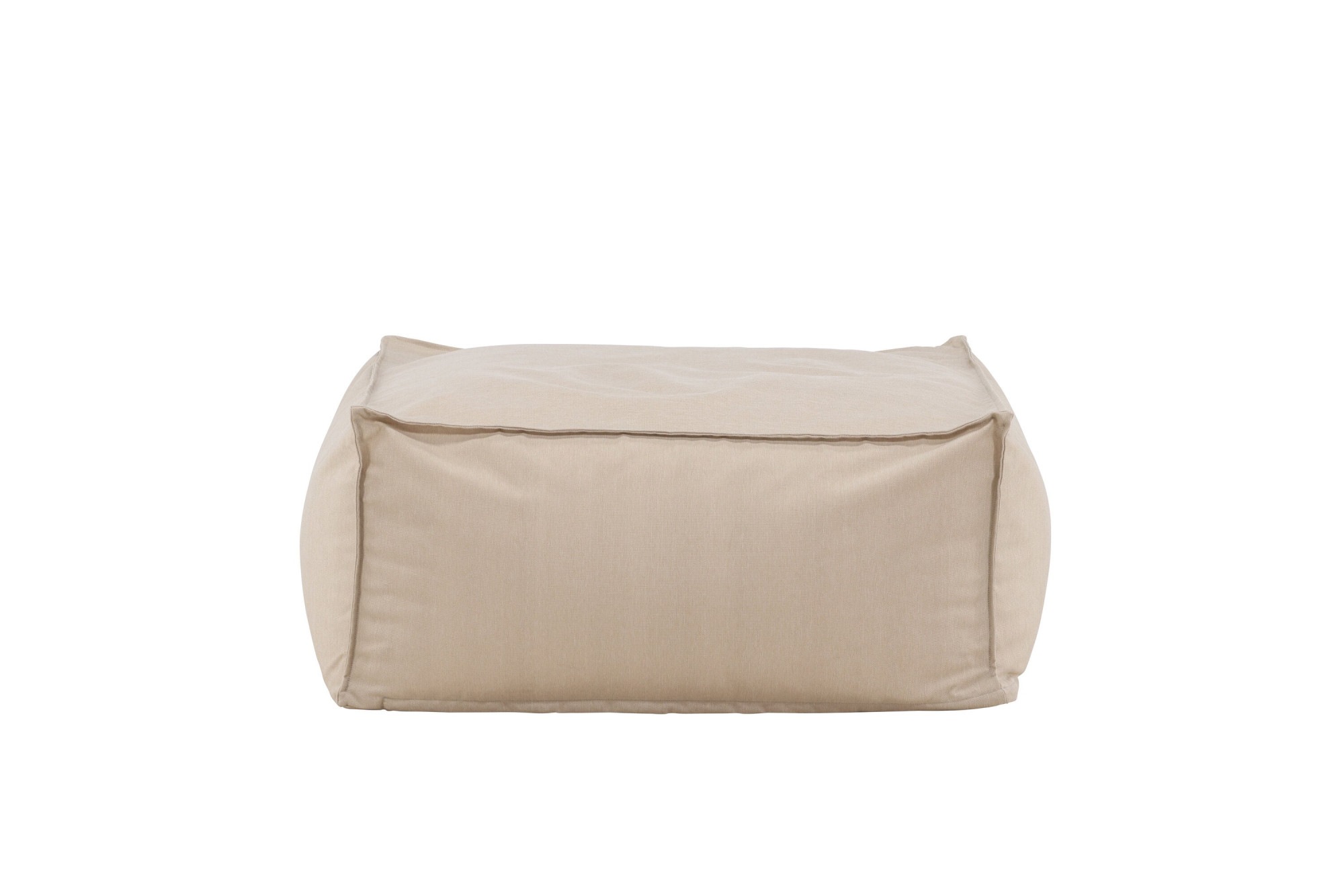 Venture Home Gartenlounge-Hocker »Rambo, vielseitiger Outdoor-Hocker 85 × 85 cm, belastbar bis 150 kg« Loungehocker, Olefin-Bezug, Polystyrol-Füllung, modular, beige