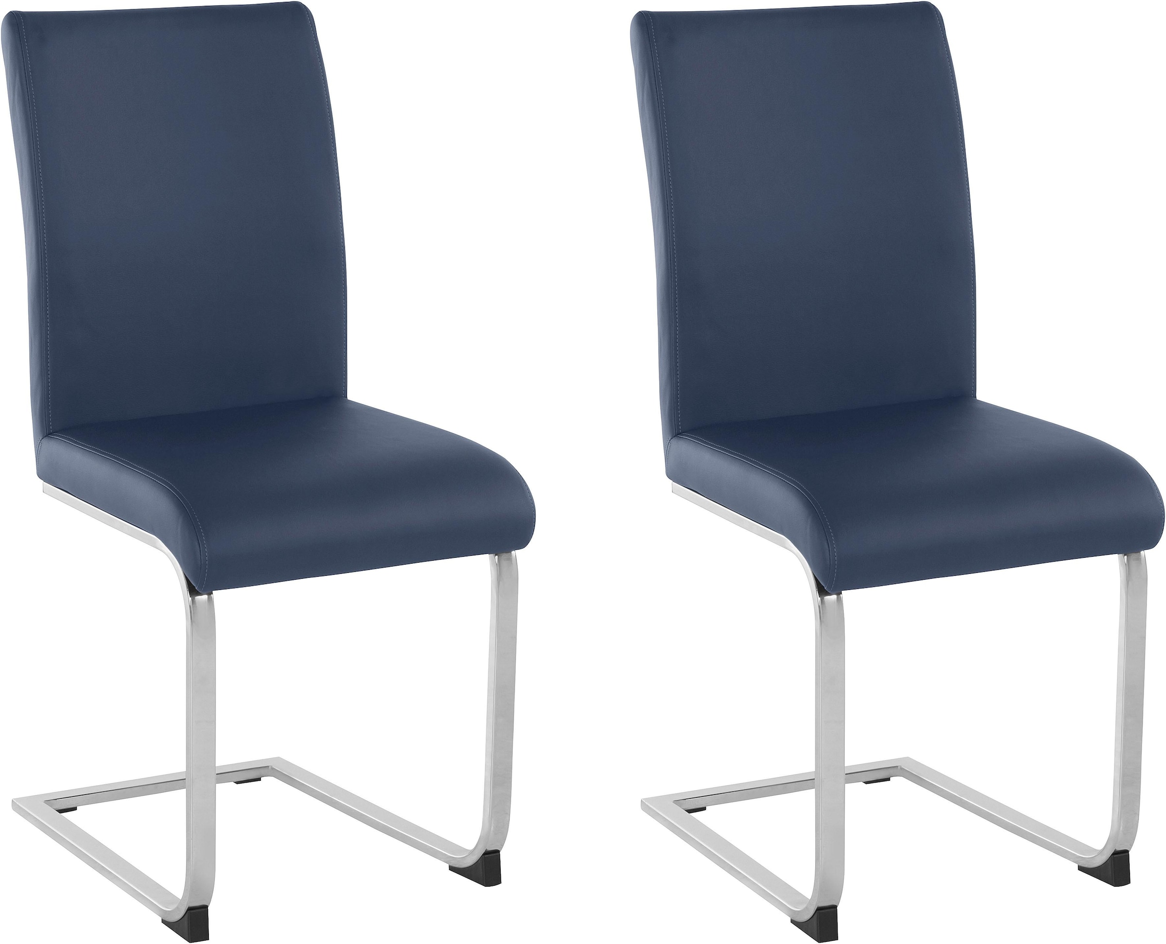 OTTO home Freischwinger "Charissa" (Set) 2 Stk.Bezug in verschiedenen Quali günstig online kaufen