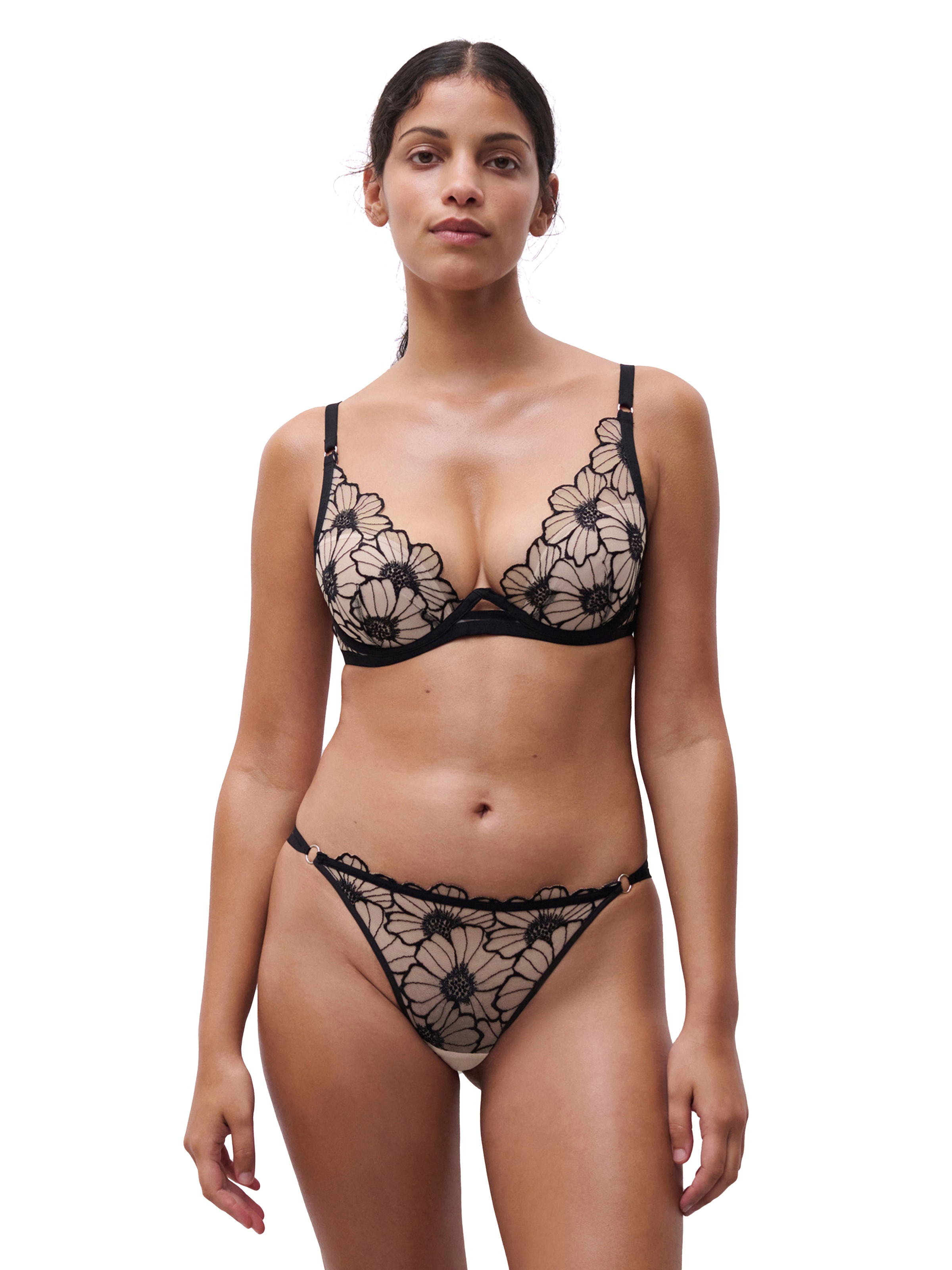 Chantelle T-Shirt-BH »LUSH« Stickerei, Elastischer Tüll