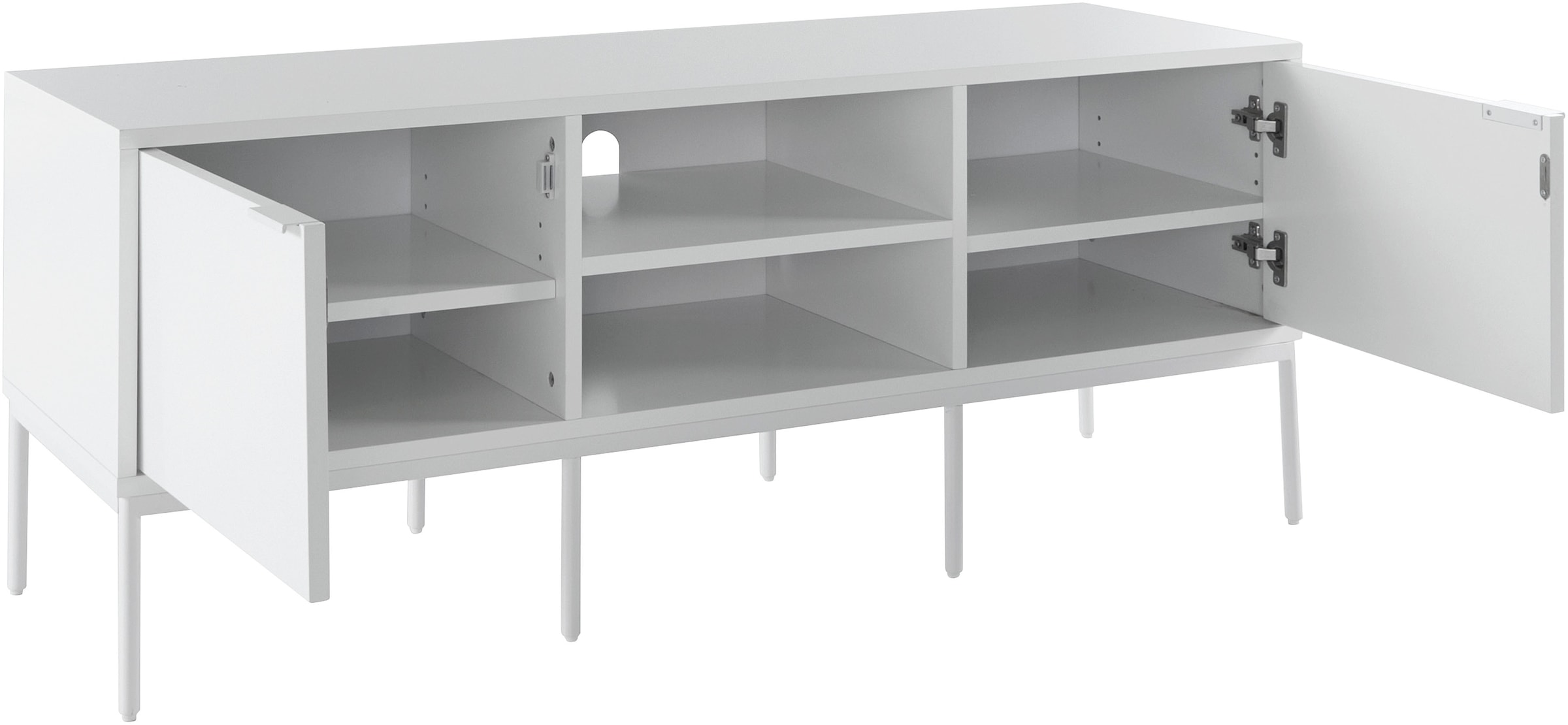 s.Oliver TV-Schrank »Kallby« 1 Stk. tlg. lackiertes MDF, Kabelmanagement, Soft-Close Funktion, Breite 140 cm