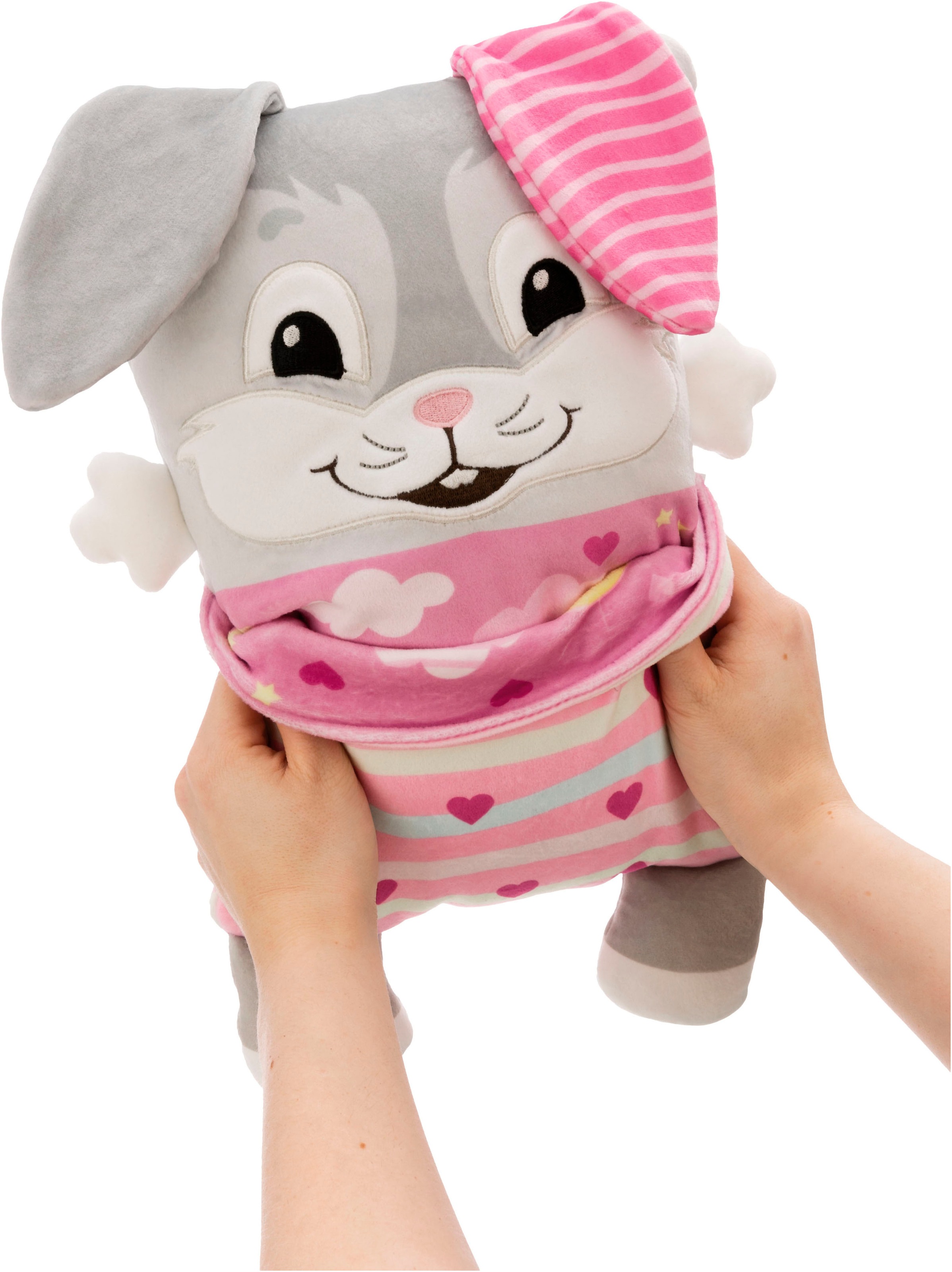 Nici Kuscheltier »Cosidoos, Hase mit Wendefunktion 30x20 cm«