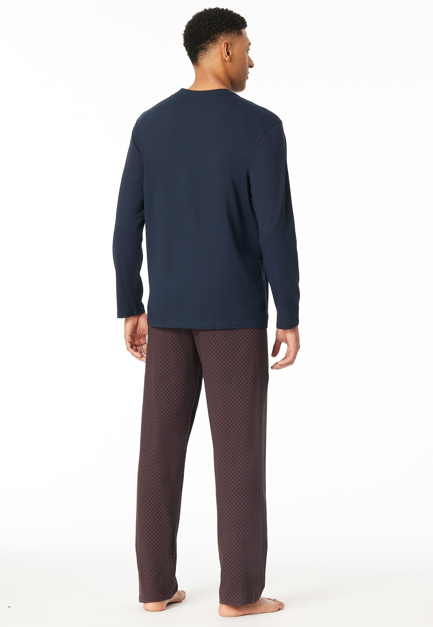 Schiesser Schlafanzug "Comfort Essentials", 2 Stk. mit V-Ausschnitt und auf günstig online kaufen