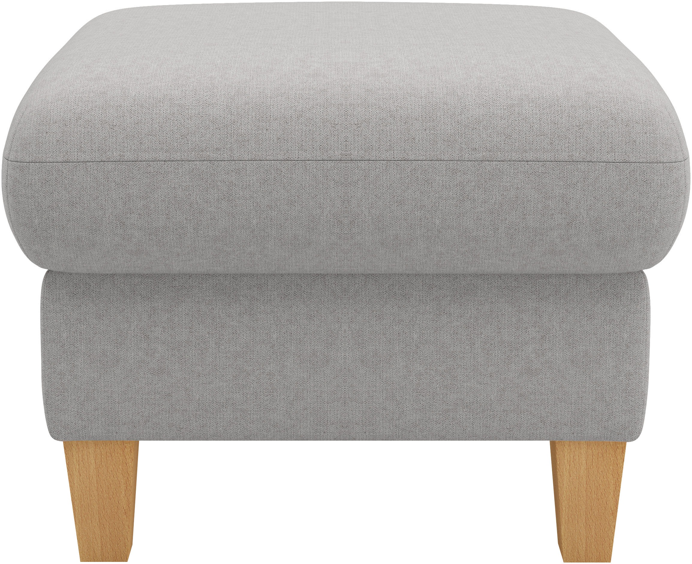 Thumbnail - Home affaire Polsterhocker "Rochelle" 1 Stk. tlg. Massive 12 cm Holzbeine