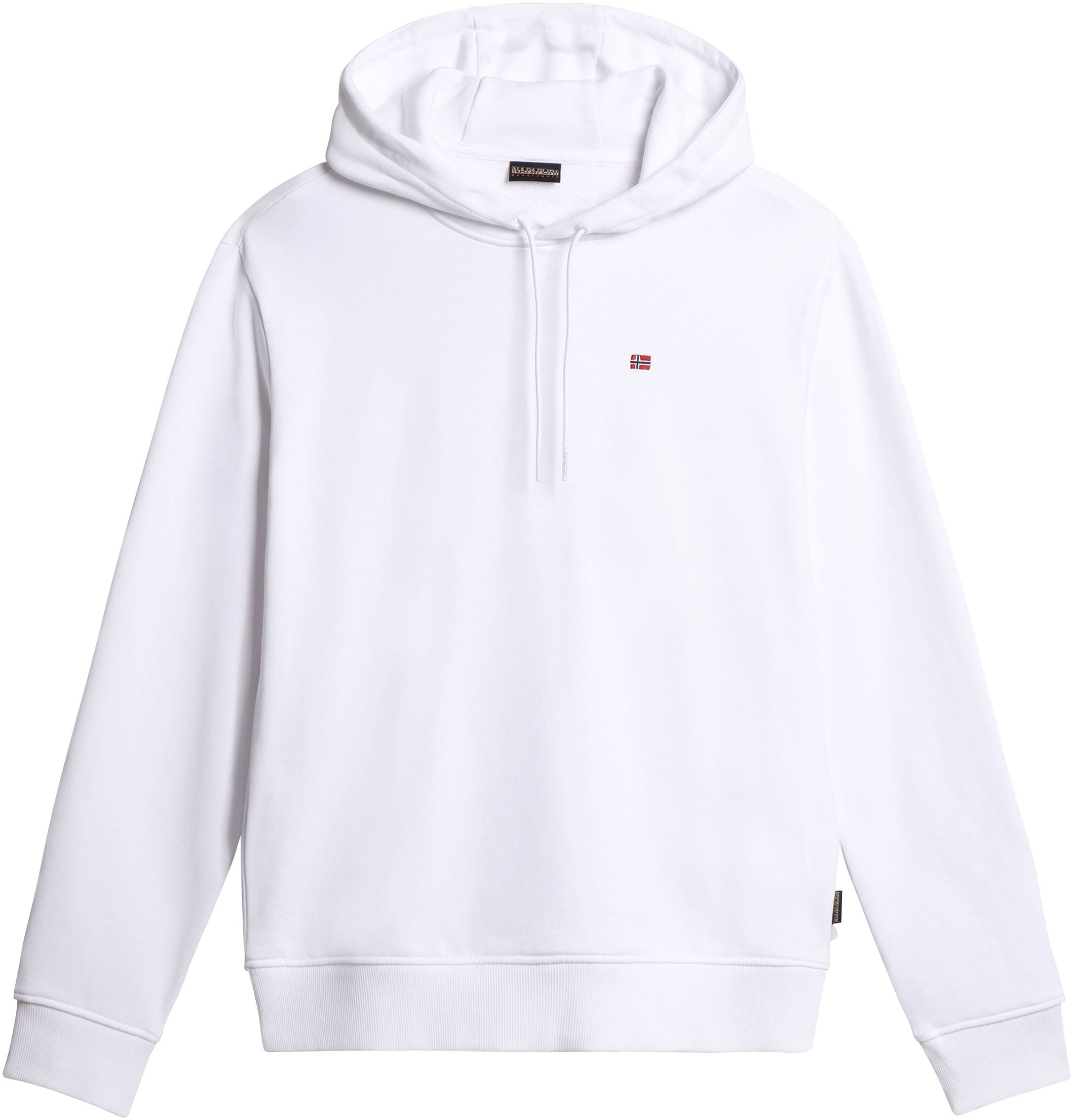 Napapijri Kapuzensweatshirt »BALIS H SUM 002«, Mit Markenlabel an der Seite; mit Rippbündchen an Saum und Ärmeln