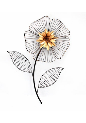 Wanddekoobjekt »Wanddeko Blume«
