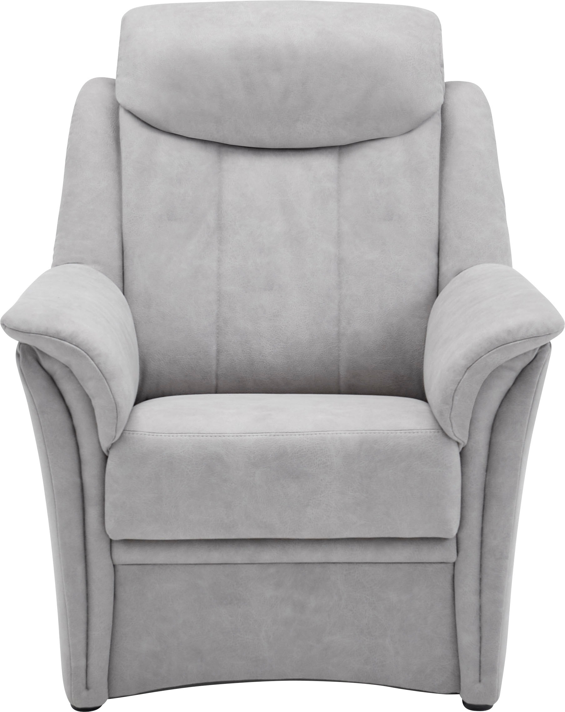VILLA BECK Polstergarnitur »Lugano«, (Set, 3 tlg.), Kopfteilverstellung, in Sitzhöhe 49 cm, 3-Sitzer und 2x Sessel