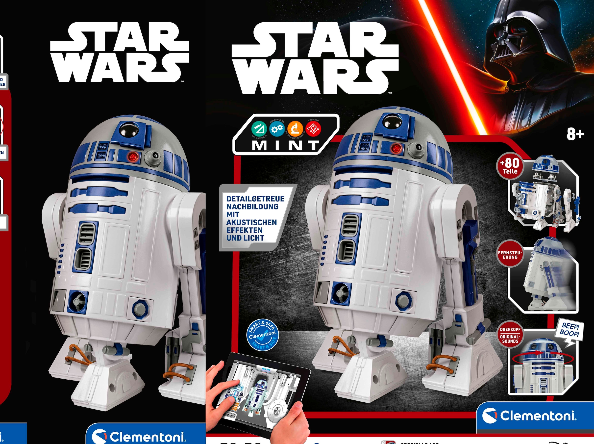 Clementoni® Roboter »Star Wars - R2-D2« mit Licht und Soundeffekt